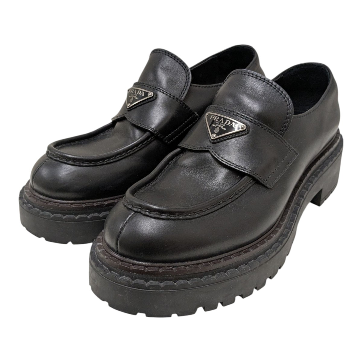 楽天市場】【中古】PRADAチョコレートブラッシュドレザー