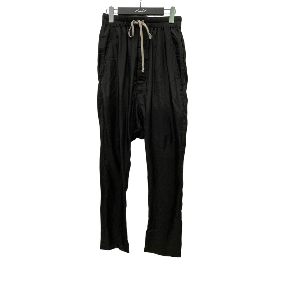 リックオウエンス20ssドローストリングパンツ ブラック サイズ52 RICK OWENS(リックオウエンス) ドローストリングサルエルパンツ
