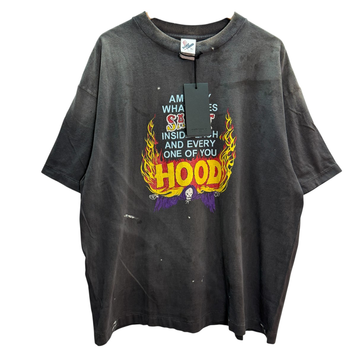 ＜SAINT MICHAEL＞STHD . SS TEE HOOD FINAL ONE ! ］SAINT Mxxxxxx x NEIGHBORHOOD STHD . SS TEE