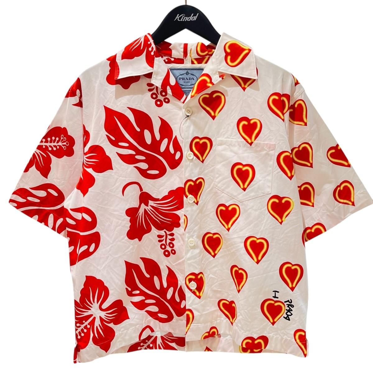 PRADA 半袖シャツ　花柄　柄シャツ 楽天市場】PRADA（柄花・植物）（カジュアルシャツ｜トップス