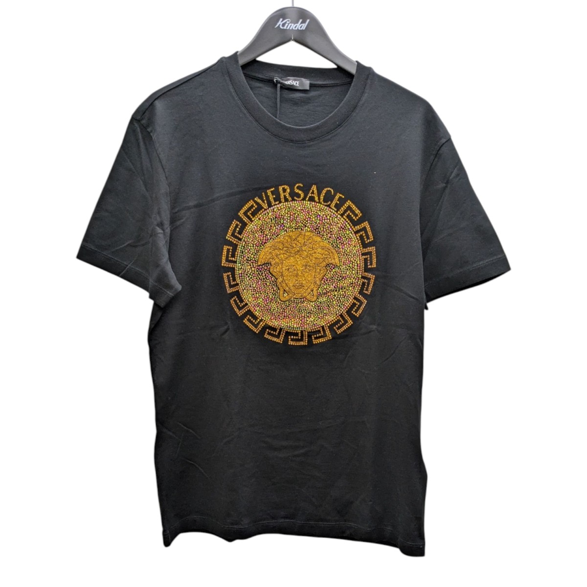 【関税込み】Versace ブラック ラインストーン Tシャツ 22154927_52017115_1000.jpg