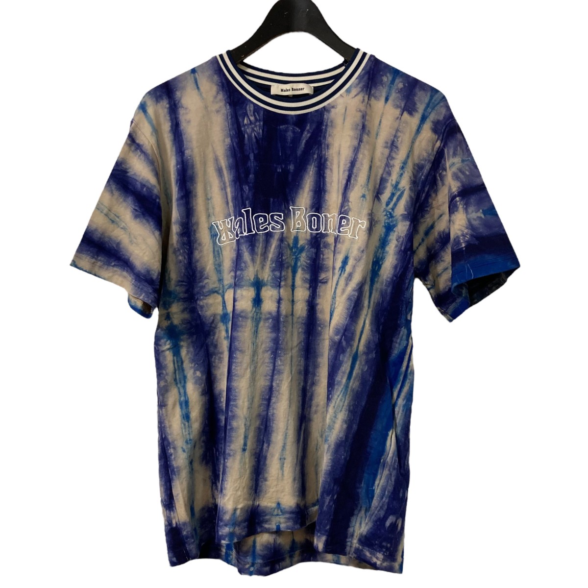 【中古】 WALES BONNER 23SS Tie Dye Jersey Original Tee タイダイTシャツ 52113211011 ブルー×ベージュ サイズ：M 【価格見直し】