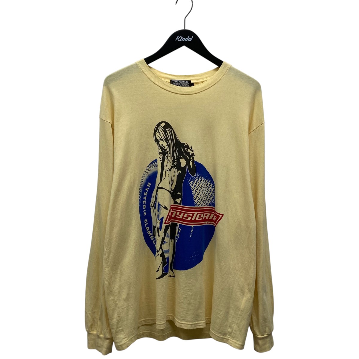 【素敵なデザイン❗️】90's HYSTERIC GLAMOUR ミッキー ロンT 素敵なデザイン❗️】90's HYSTERIC GLAMOUR ミッキー ロンT