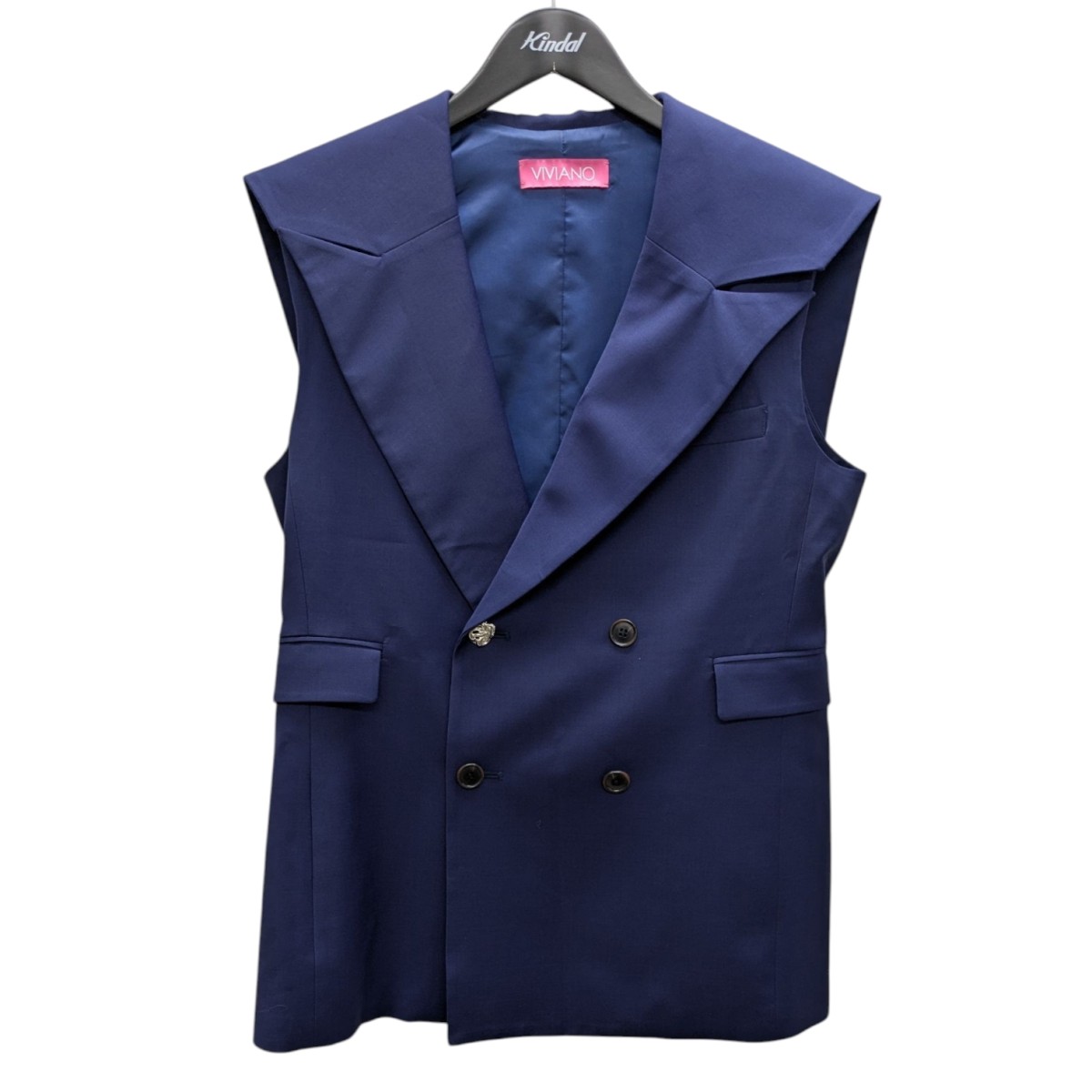 【中古】VIVIANOジレ パープル サイズ:-【価格見直し】|ブランド古着のカインドオル