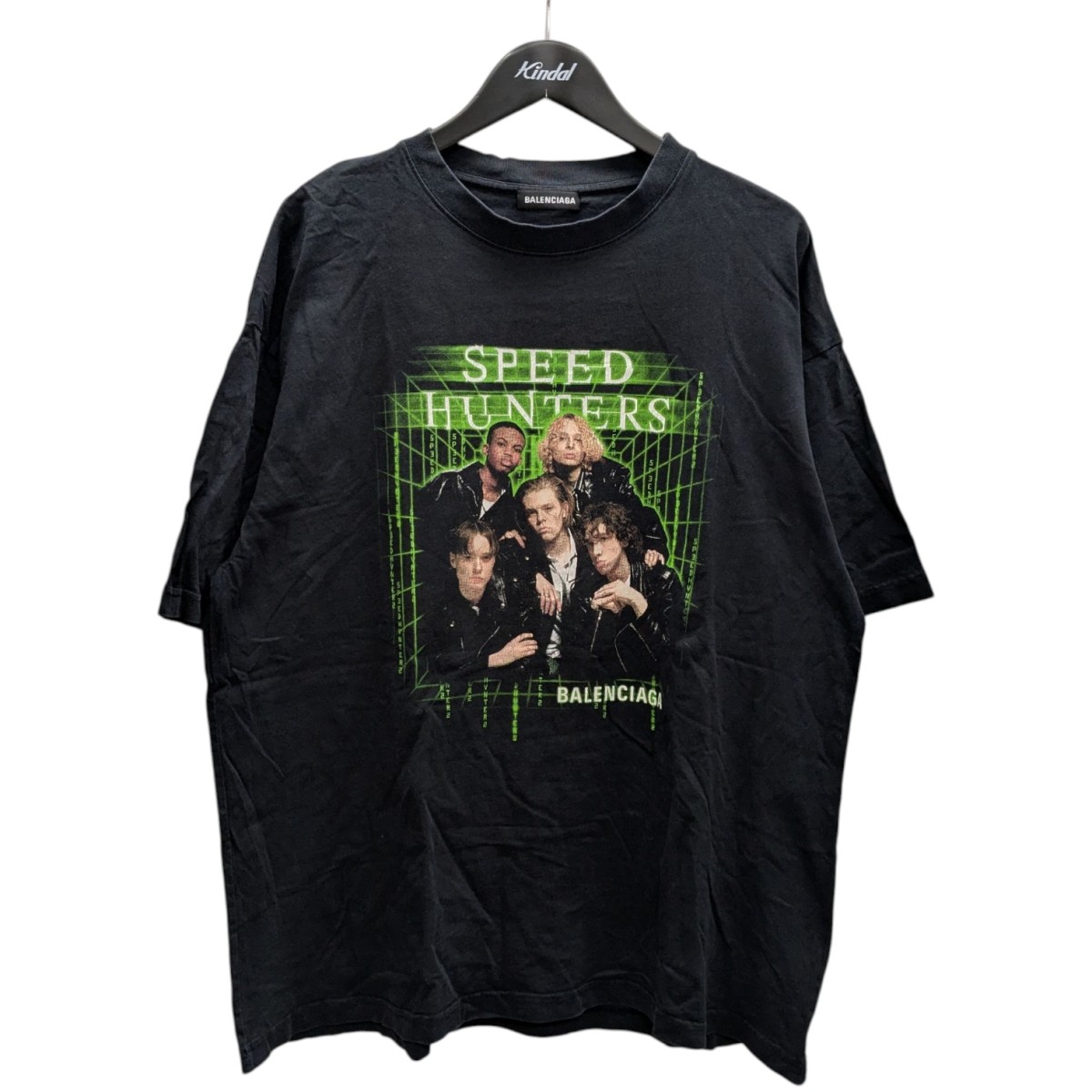 海外希少【Balenciaga】ヴィンテージジャージ ペイントTシャツ BALENCIAGA】ラージフィットTシャツ ヴィンテージジャージー