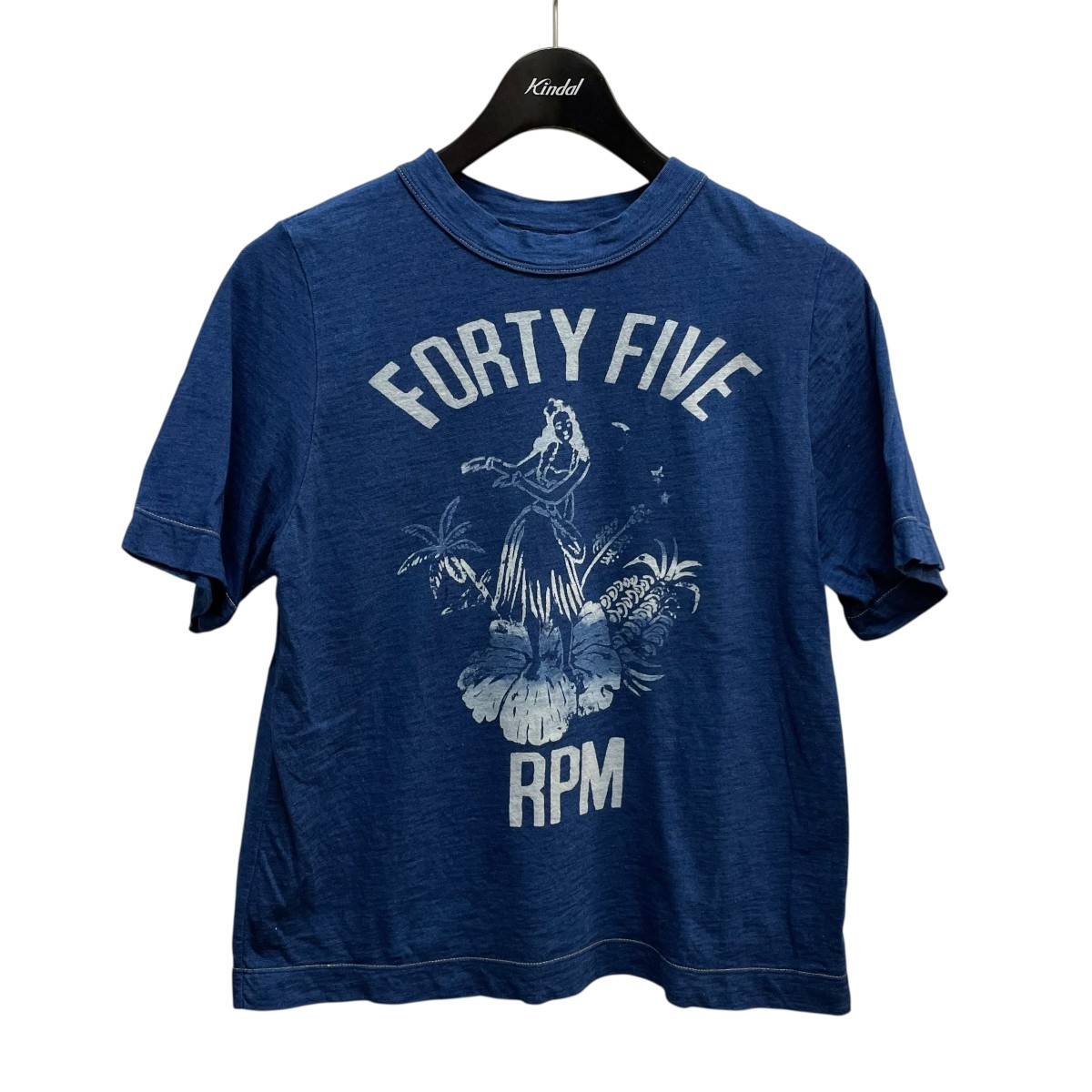 45rpm 戸納藍 インディゴ Tシャツ 0 45rpm 戸納藍 インディゴ Tシャツ 0 - メルカリ