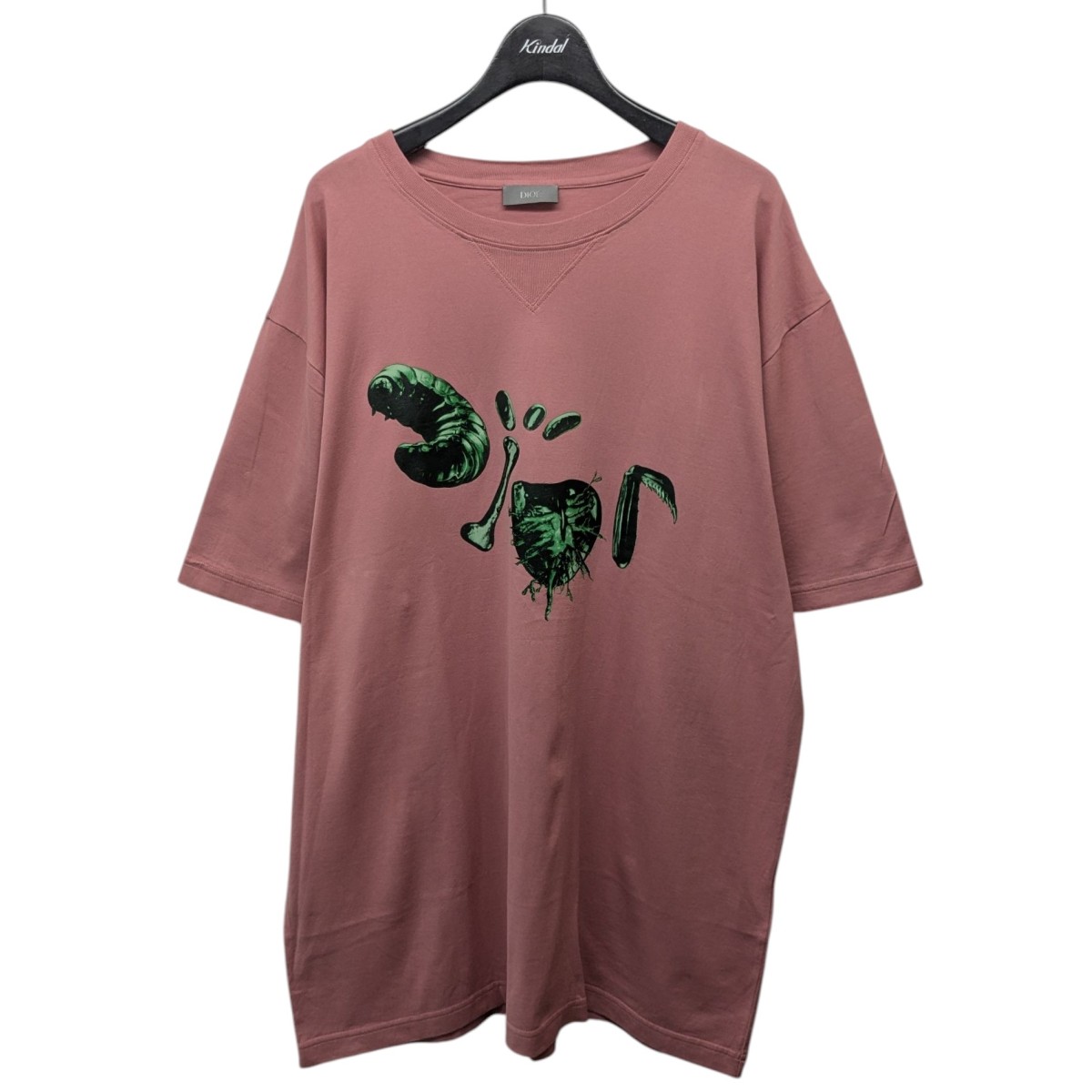 【中古】DIOR×TRAVIS SCOTT カクタスジャックロゴプルオーバー サクラ色 大きさ：XL 【040526】（クリスチャンディオール×トラヴィススコット）