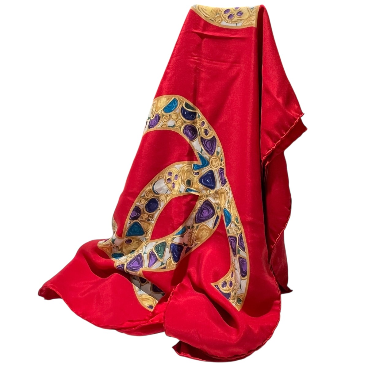 楽天市場】CHANEL シャネル ココマーク タグ ツイード柄 スカーフ 約