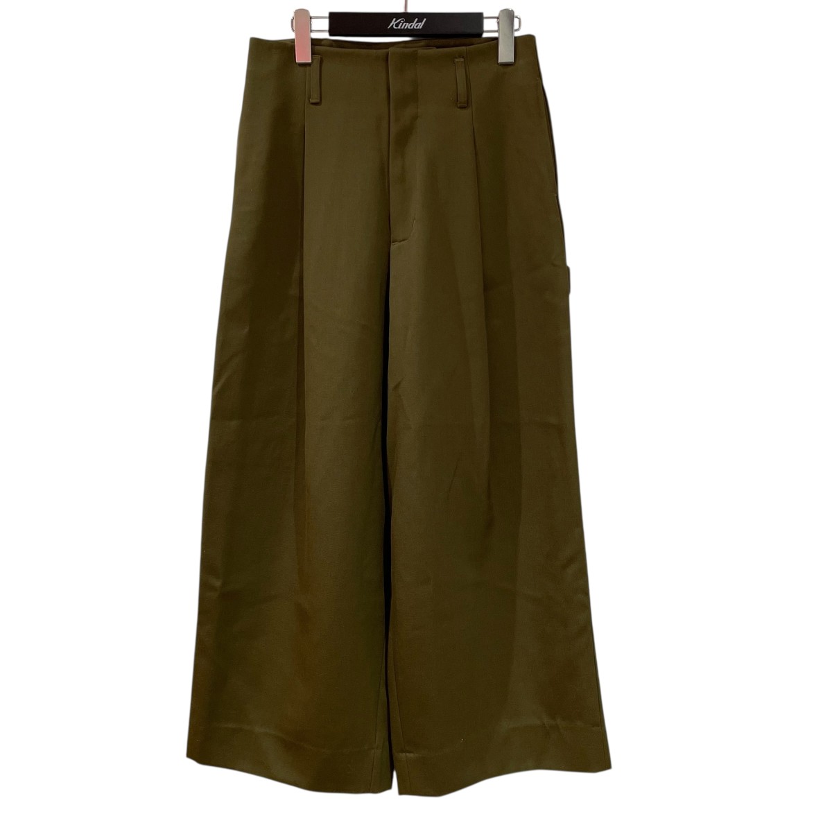 【中古】\u003cBR\u003eRich I\u003cBR\u003eTUCK WIDE PAINTER TROUSER スラックス Rich I-06-PT-02 オリーブ 大きさ：46\u003cBR\u003e【必要経費思いかえす】