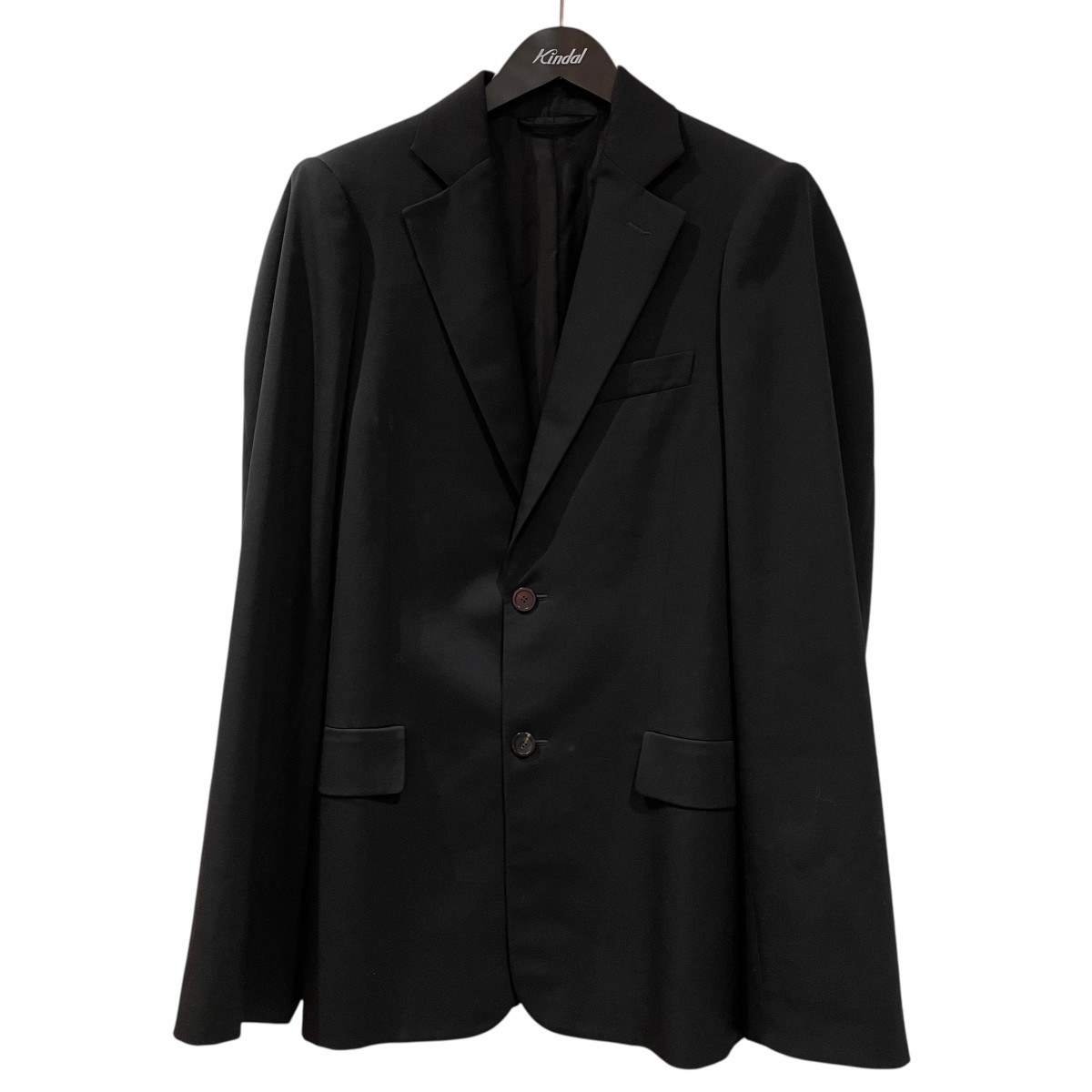 極美品✨ バレンシアガ テーラードジャケット 36 S ブラック 切替 ウール セール【BALENCIAGA】ランウェイスケーターテーラードジャケット