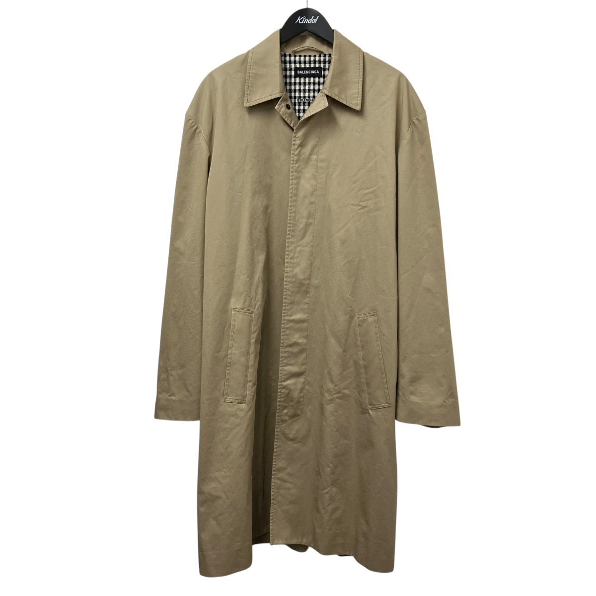 楽天市場】BALENCIAGA バレンシアガ 22SS oversize drill overcoat