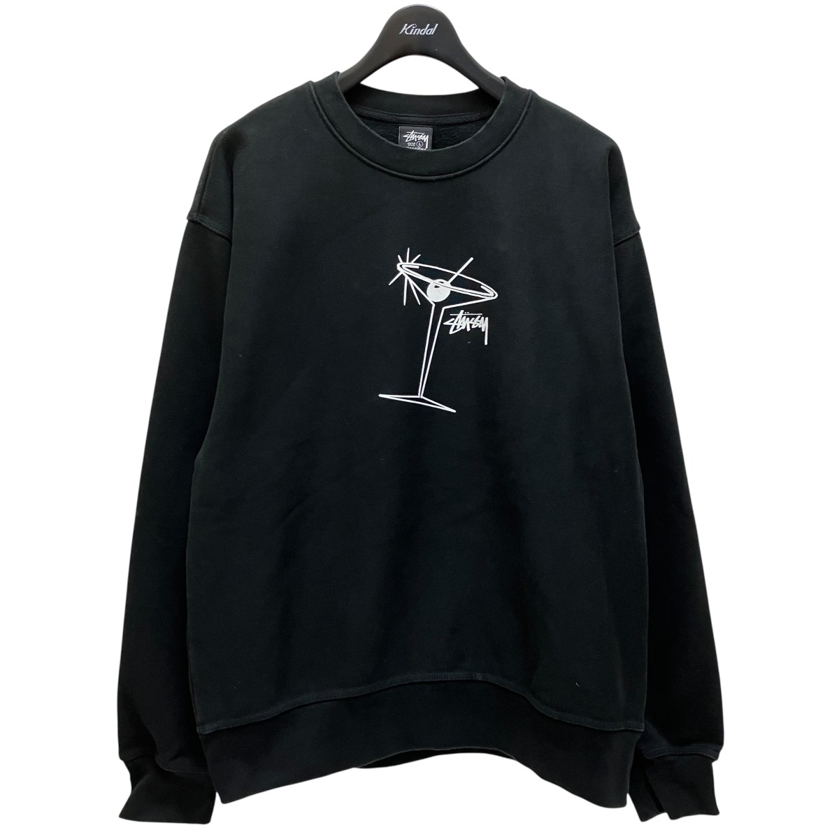 Stussy ブラック スウェット M Stussy ブラック トレーナー M - メルカリ