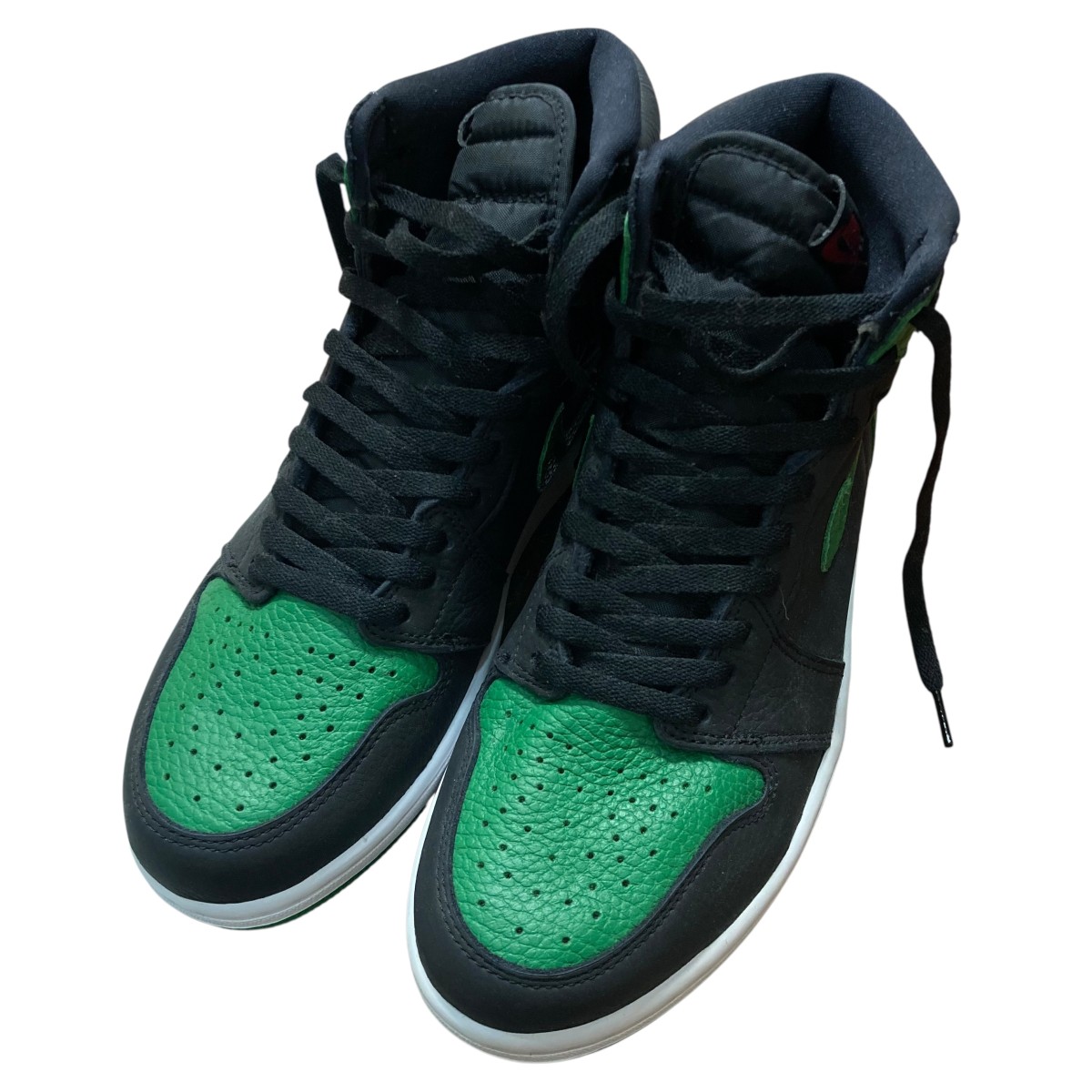 【中古】 NIKE AIR JORDAN 1 RETRO HIGH OG ハイカットスニーカー 555088-030 ブラック×グリーン サイズ：28cm 【価格見直し】 13,552円