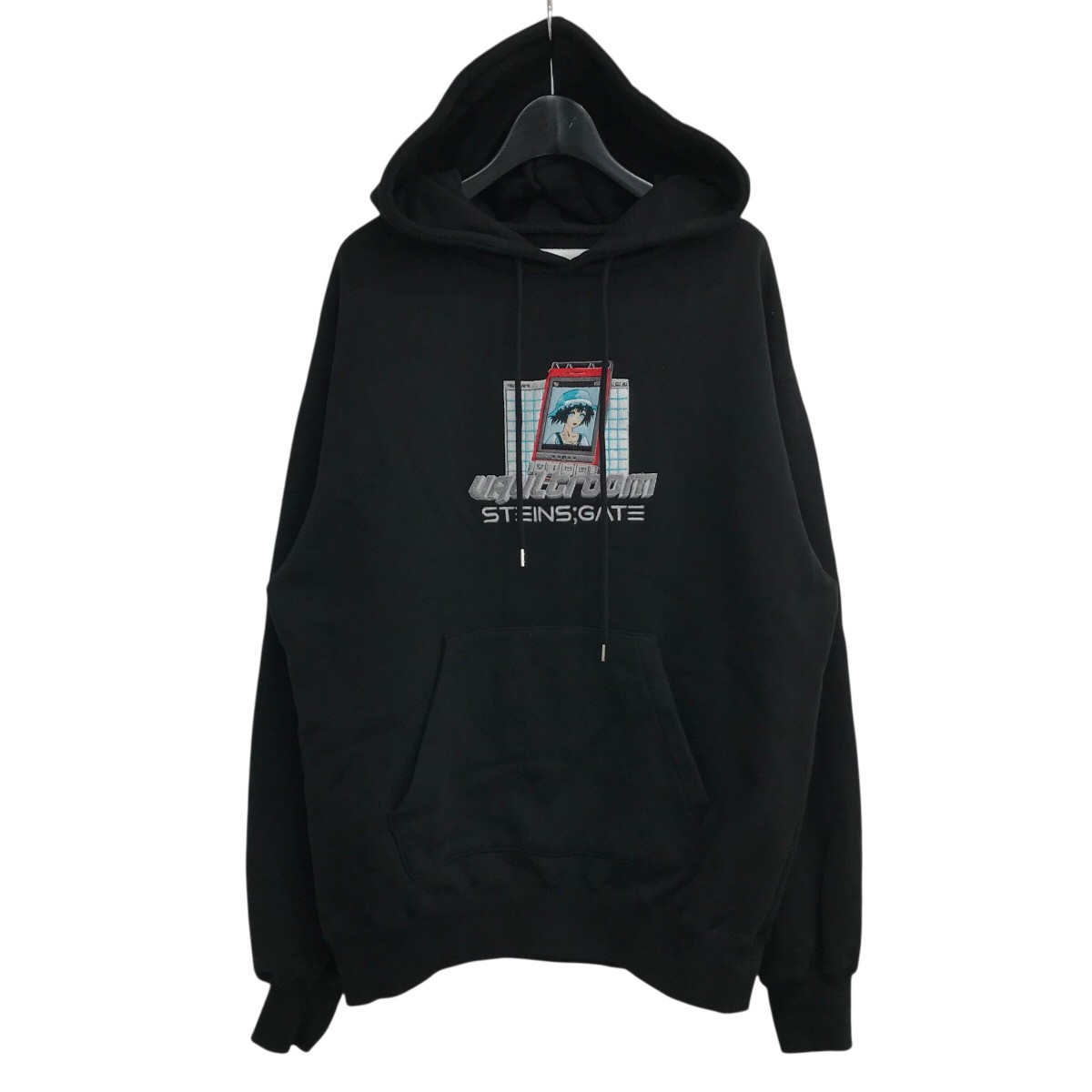 【中古】\u003cBR\u003eVAULTROOM×Steins;Gate\u003cBR\u003eティーシャツパーカー 黒いこと 大きさ：M\u003cBR\u003e【必要経費思いかえす】