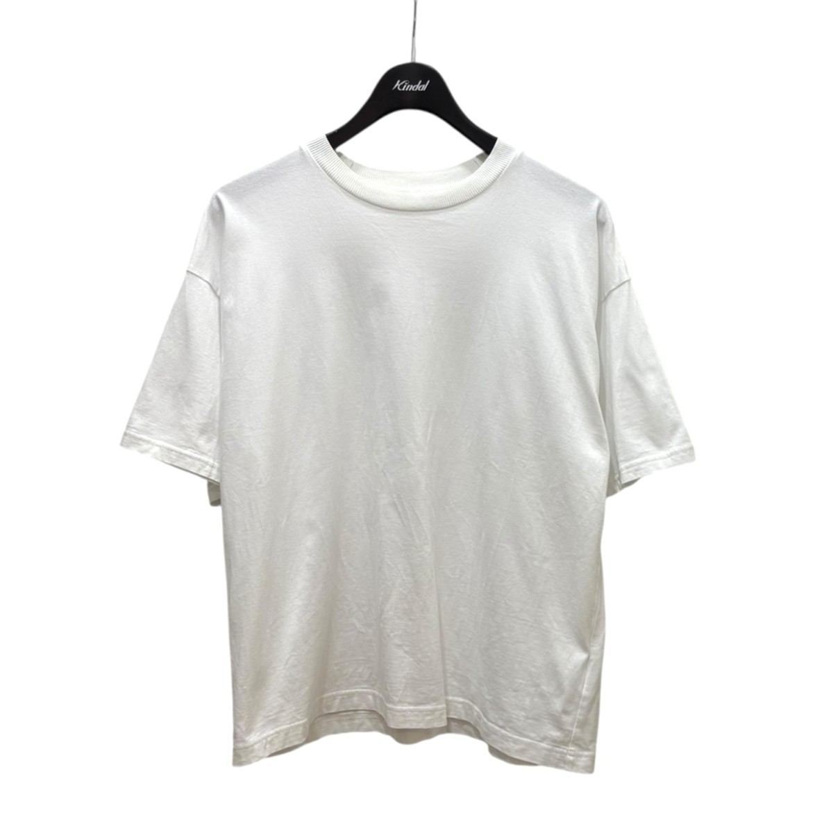 エンフォルド　ENFOLD　ミッションサテン T シャツ　オフホワイト エンフォルド ENFOLD ミッションサテン T シャツ オフホワイト