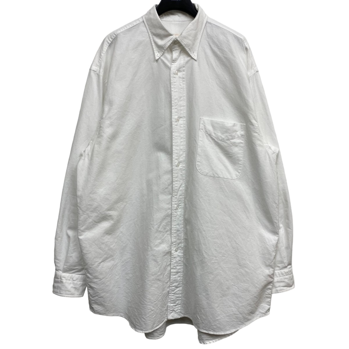 【中古】 COMOLI　 23SS オックスBDシャツX01-02009 ホワイト サイズ：2(オーバーサイズ) 【110725】（コモリ）