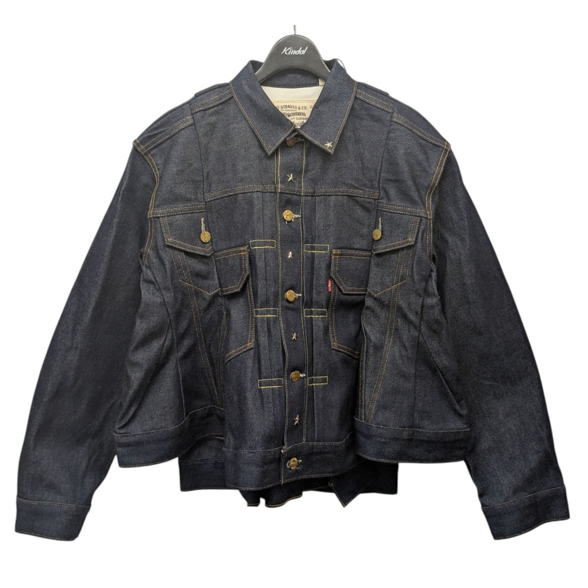 楽天市場】【中古】sacai ×LEVIS デニムジャケット インディゴ