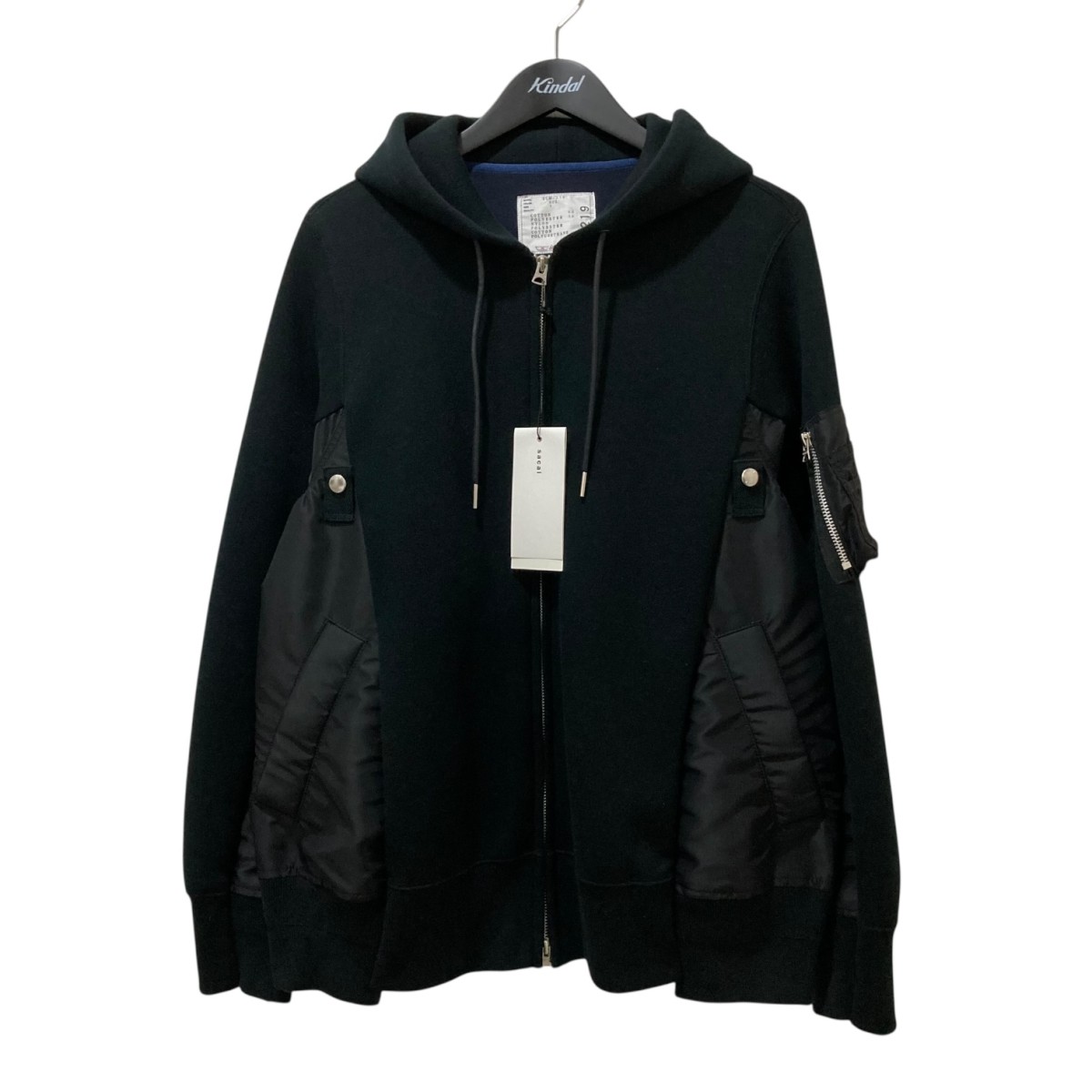 24AW新品 sacai レディース スポンジ スウェット ブルゾン パーカー 楽天市場】sacai サカイ 24AW Nylon Twill x Sponge Sweat