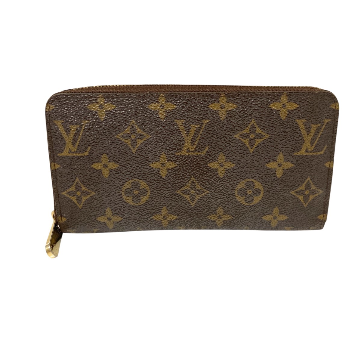【中古】LOUIS VUITTONジッピー ウォレット モノグラム ラウンドジップ長財布 M42616 ブラウン【価格見直し】|ブランド古着のカインドオル