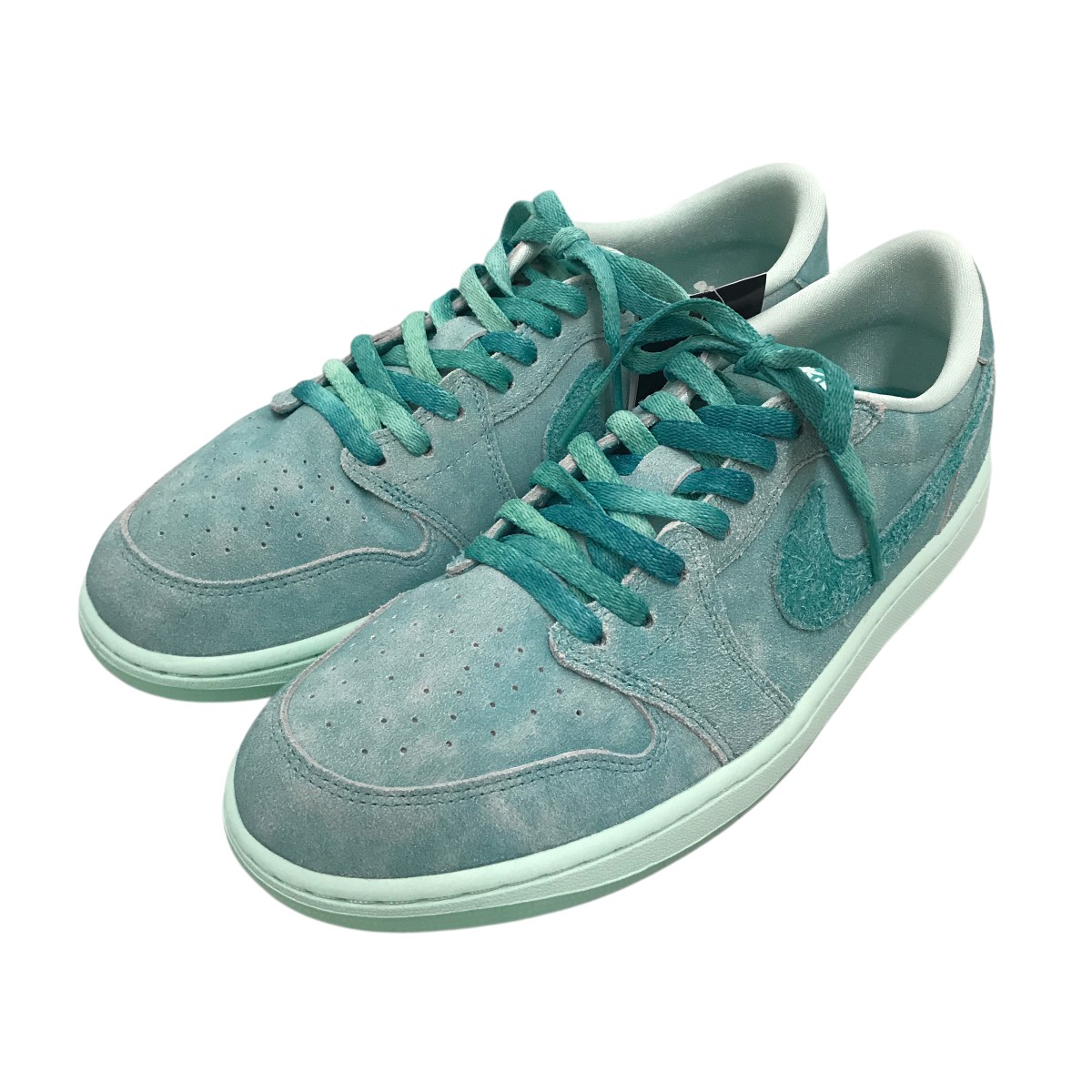 【中古】 NIKE WMNS AIR JORDAN 1 RETRO LOW OG WASHED TEAL スニーカー HQ8111-300 ブルー サイズ：US12 【価格見直し】