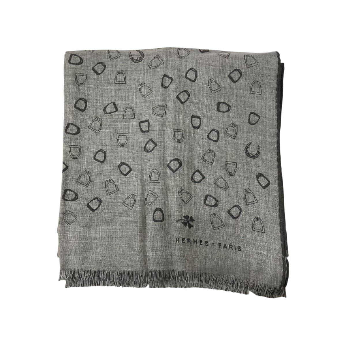 楽天市場】【中古】エルメス HERMES カシミアストール ブルー系