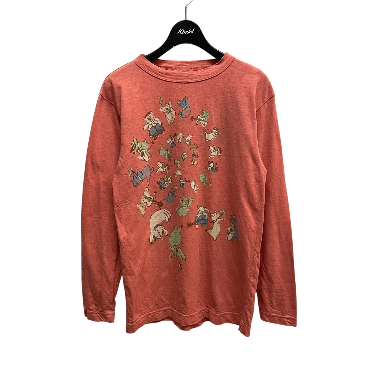 フォーティファイブアール 45R アヌエヌエフラガールプリントの908オーシャン Tシャツ インディゴ サイズ：2 8047112.jpg