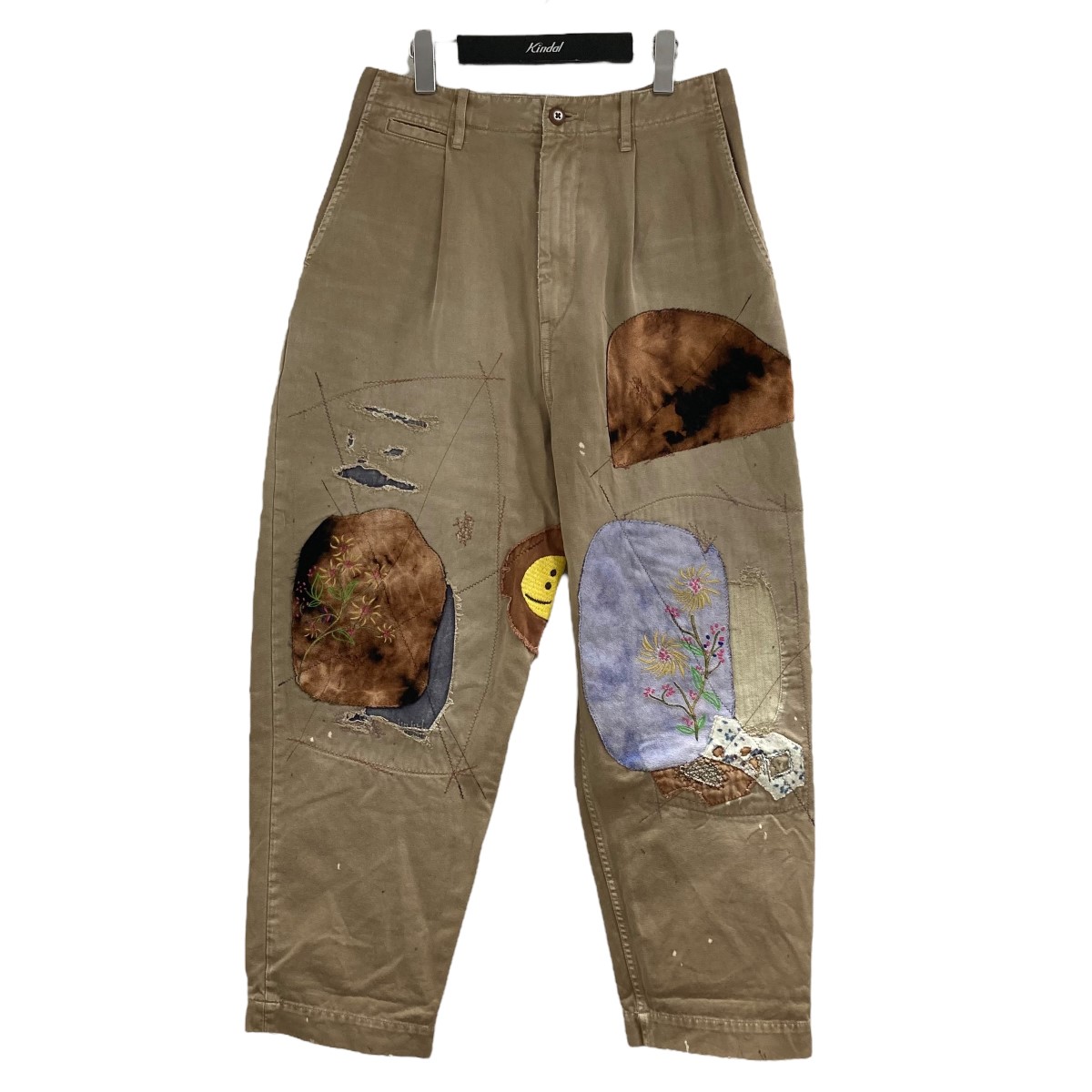 kapital kountry パッチワークショートパンツ　レディース 8001000759495_4.jpg