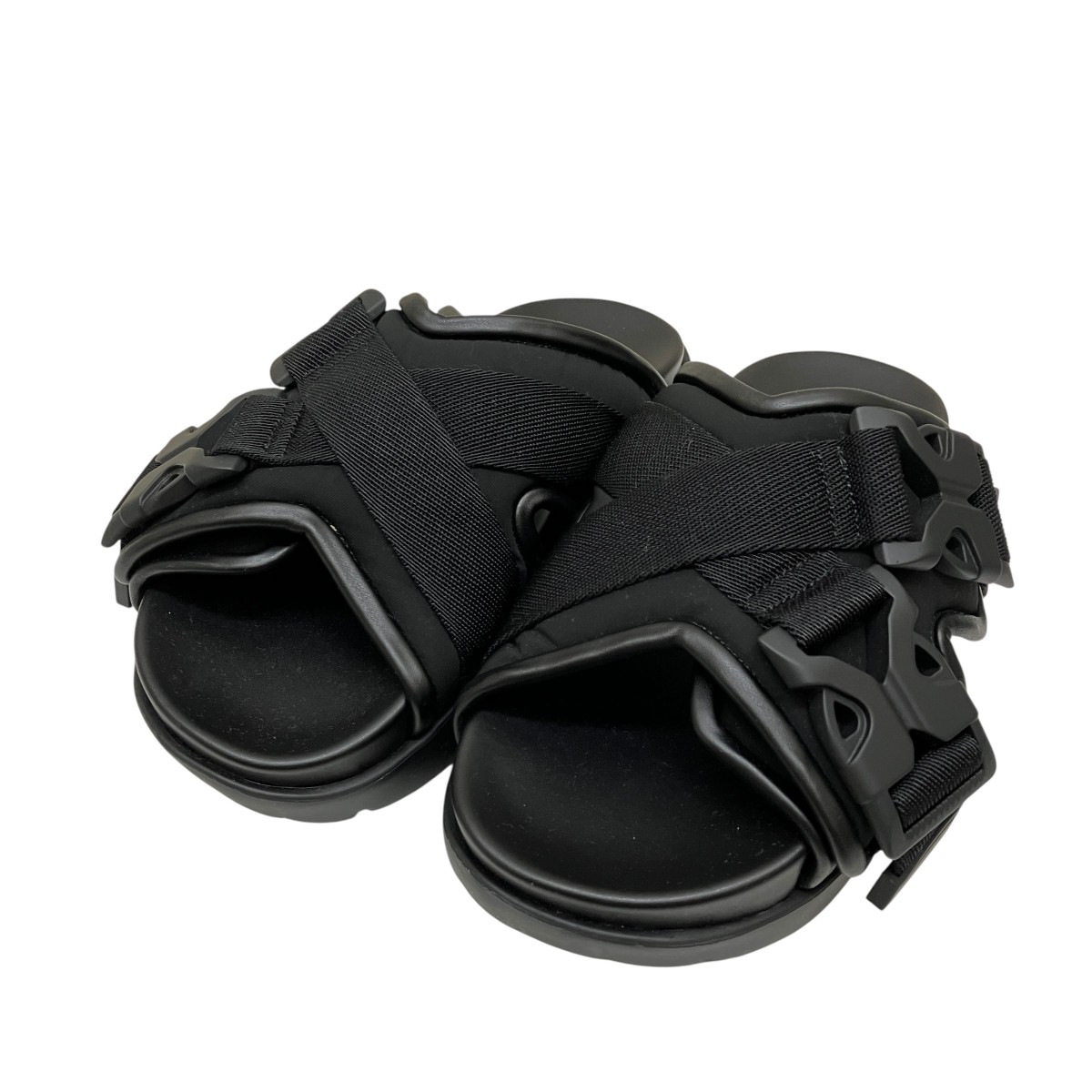★BottegaVeneta★スナップ スライドサンダル 754218 V3C41 1000 ☆BottegaVeneta☆スナップ スライドサンダル 754218 V3C41 1000