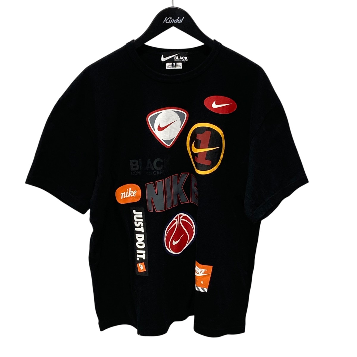 未使用に近い☆BLACK COMME des GARCONS☆Tシャツ☆XS-S Black Comme Des Garçons x Nike ロゴ Tシャツ | ブラック