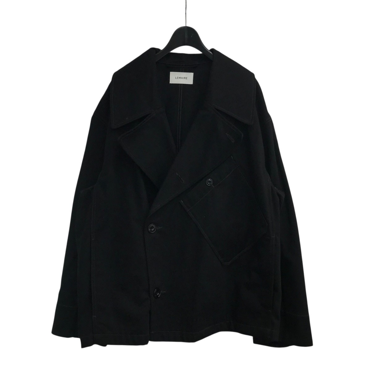 LEMAIREルメール　アウター　ブラックXS LEMAIRE Lemaire ルメール デニムジャケット BOXY JACKET
