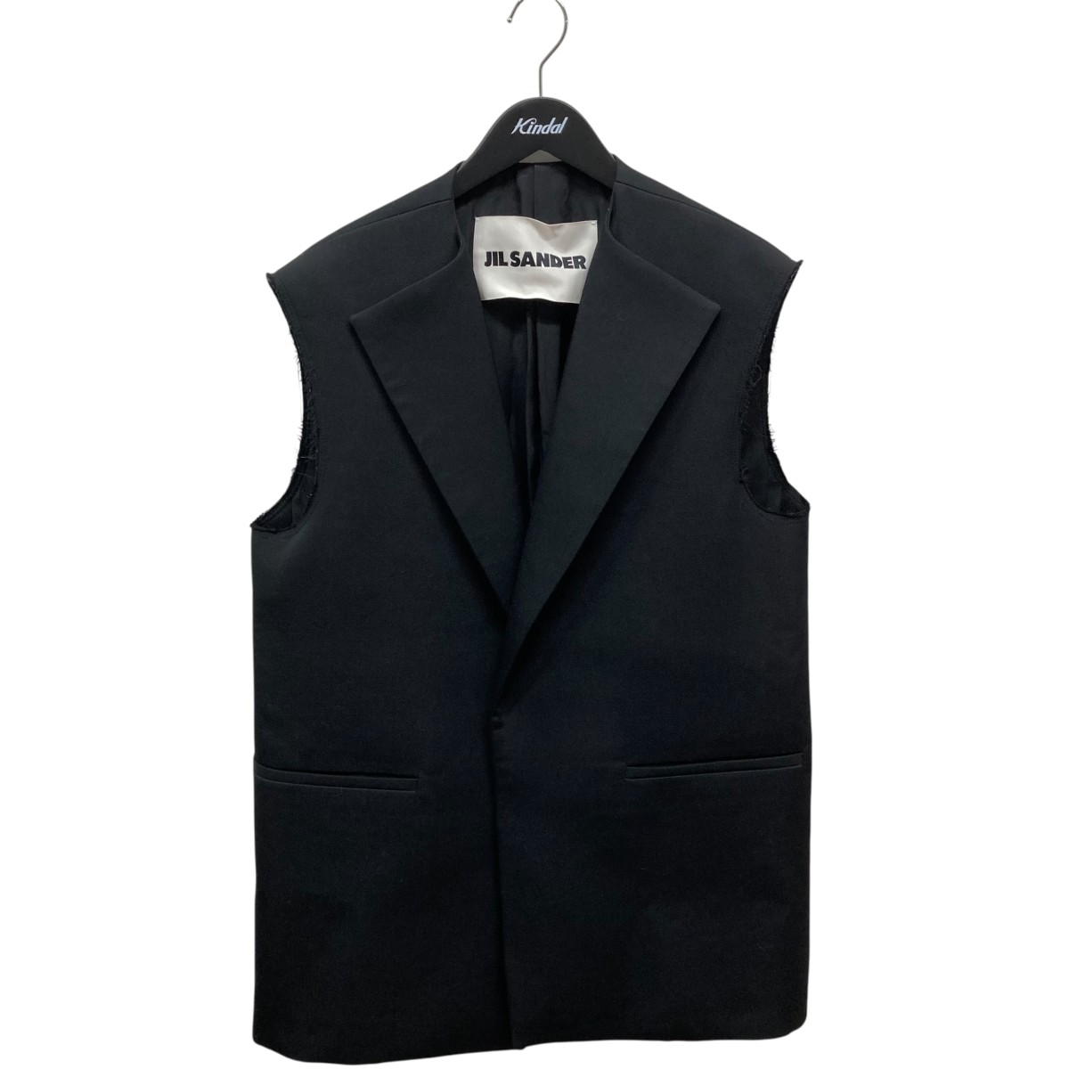 即完品 黒 Jil Sander Puffer vest ジルサンダー ベスト Jil Sander(ジルサンダー) ベスト・ジレ(メンズ) - 海外通販のBUYMA
