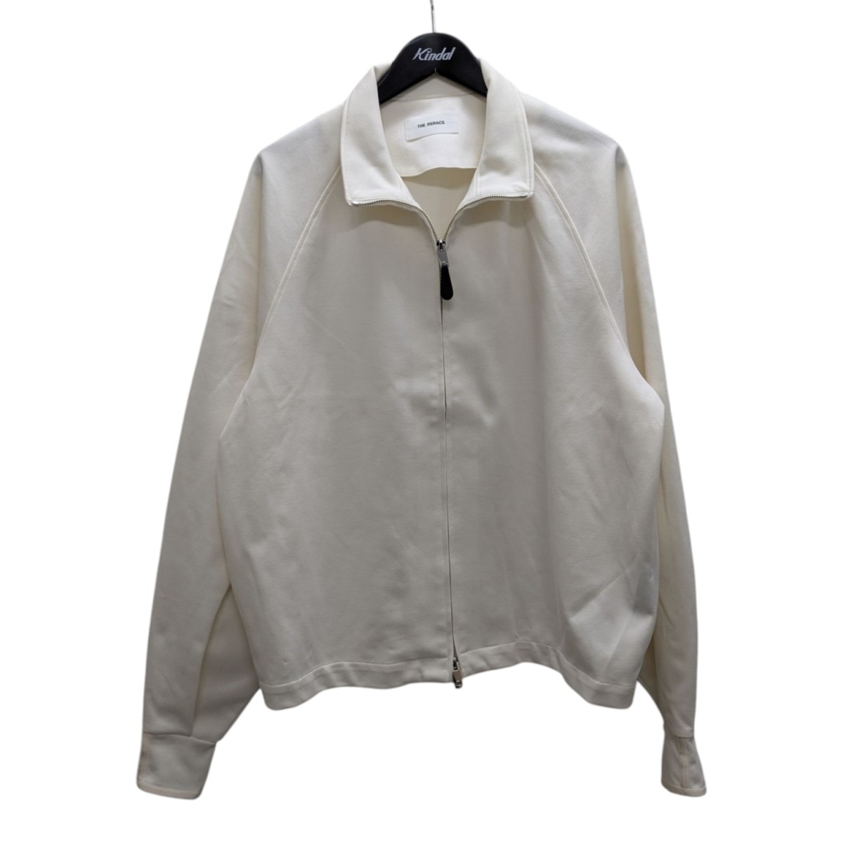 【中古】THE RERACSSTUDIOUS別注DRIVERS KNIT ジップジャケット 23FW-RECS-422-SSP-J アイボリー サイズ：46【価格見直し】｜ブランド古着のカインドオル