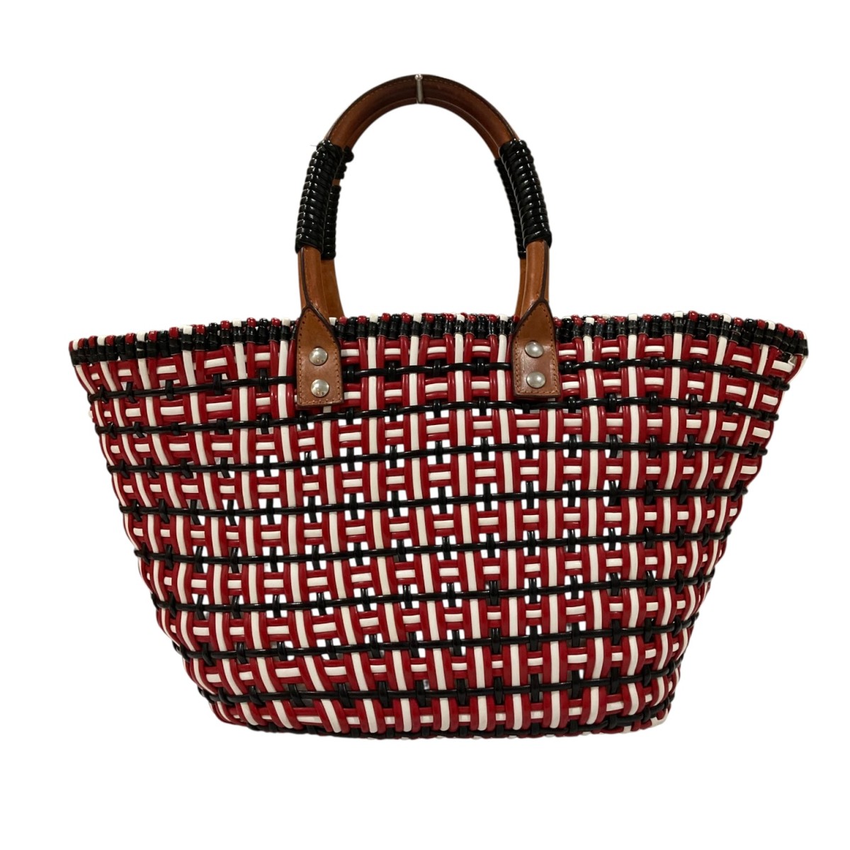 ＊BALENCIAGA＊ファブリック ビストロ XS ハンドバッグ BALENCIAGA - 使用わずか バレンシアガ ビストロXS 2way