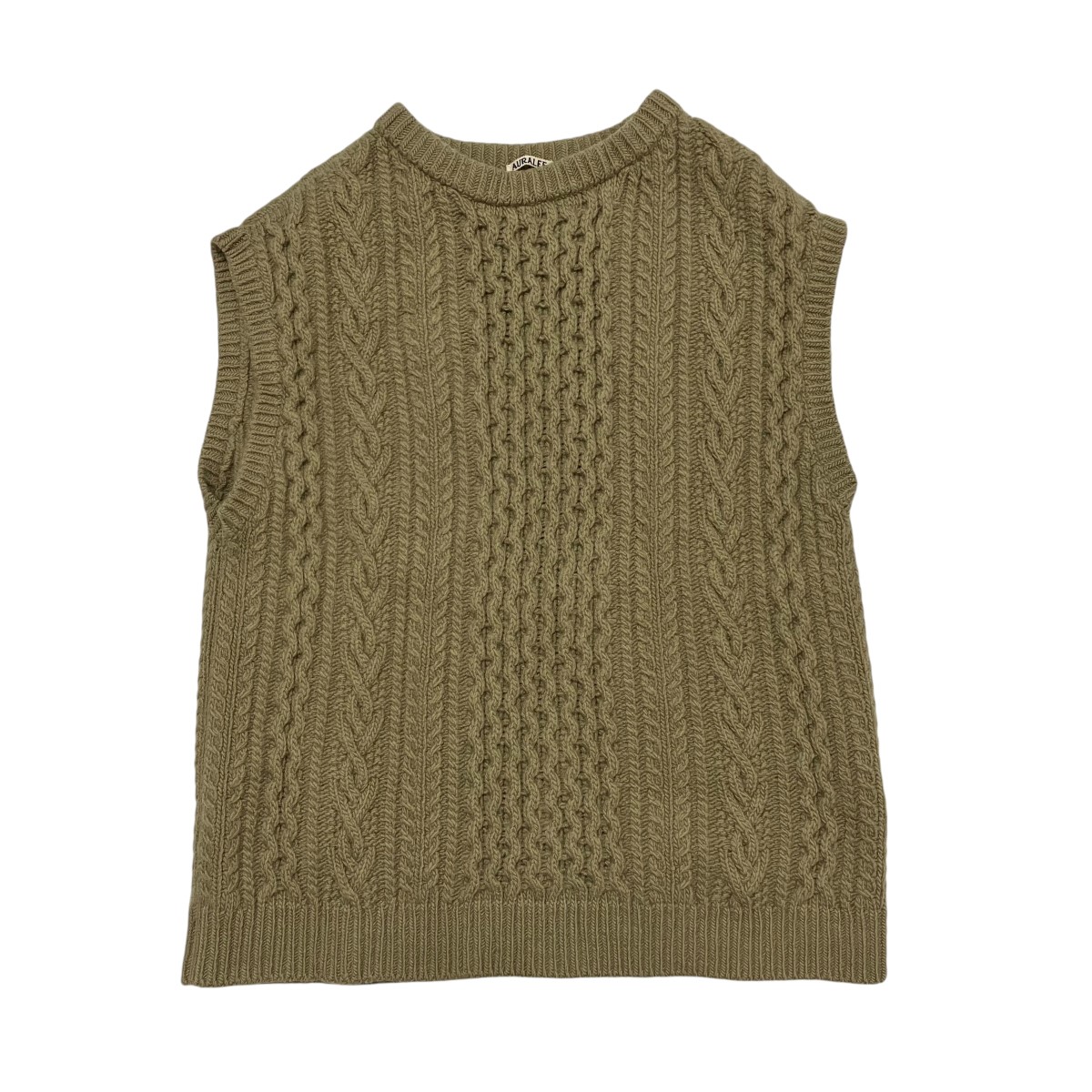 オーラリーニットベスト AURALEE｜VESTS (Super Fine Cashmere Silk Knit Vest Top T (AURALEE