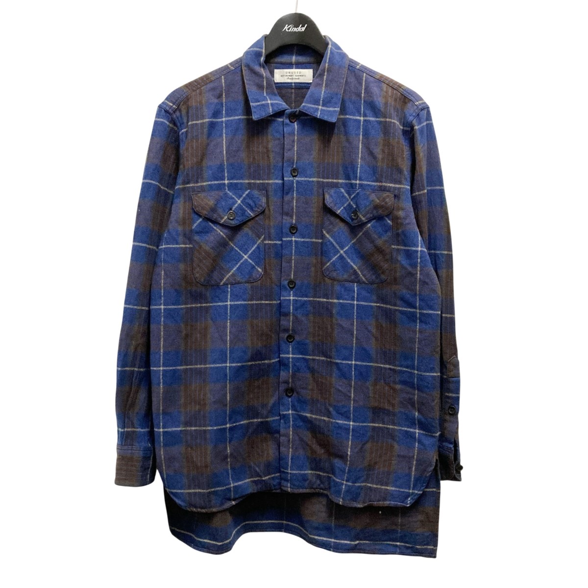 SUGARHILL 22aw 長袖シャツ SUGARHILL [ OMBRE OPEN-COLLAR SHIRT ] PURPLE | ロイド・エフ