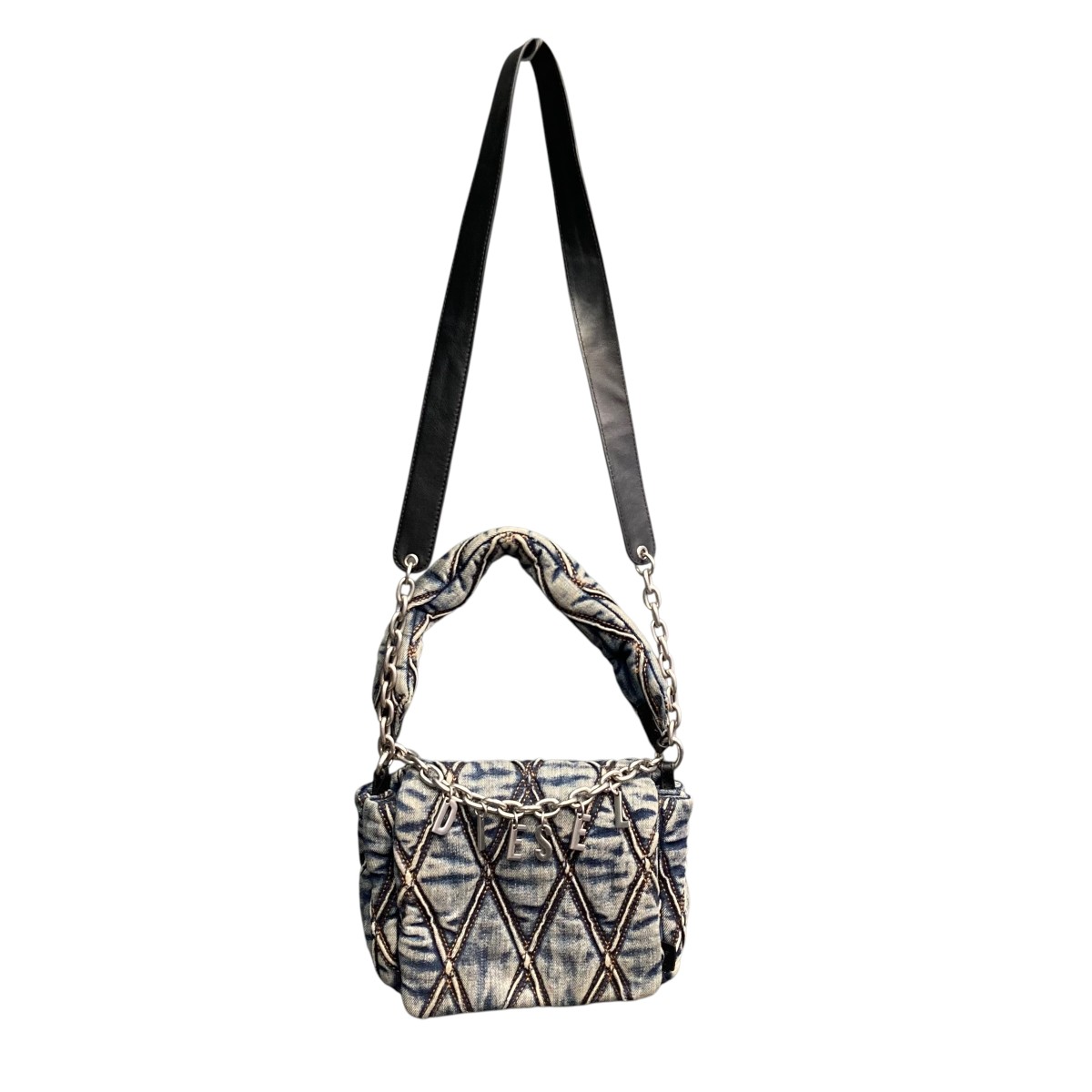 【中古】 DIESEL ショルダーバッグ インディゴ 【価格見直し】