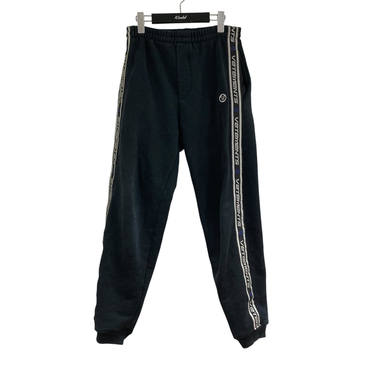 VETEMENTS ヴェトモン　メタルロゴ初期スウェットパンツ　貴重　レア　黒L VETEMENTS（ヴェトモン）スウェットパンツ 黒 サイズ:XS メンズ