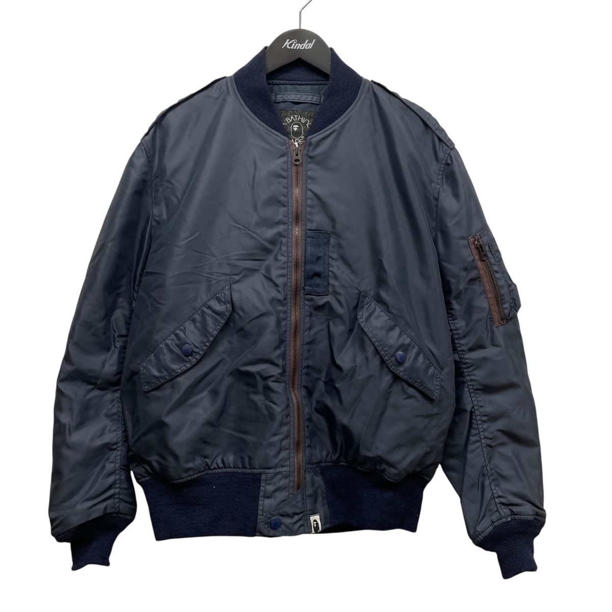 アベイシングエイプ デニムジャケット L 楽天市場】【中古】AAPE BY A BATHING APE×Wrangler JACKET ロゴ