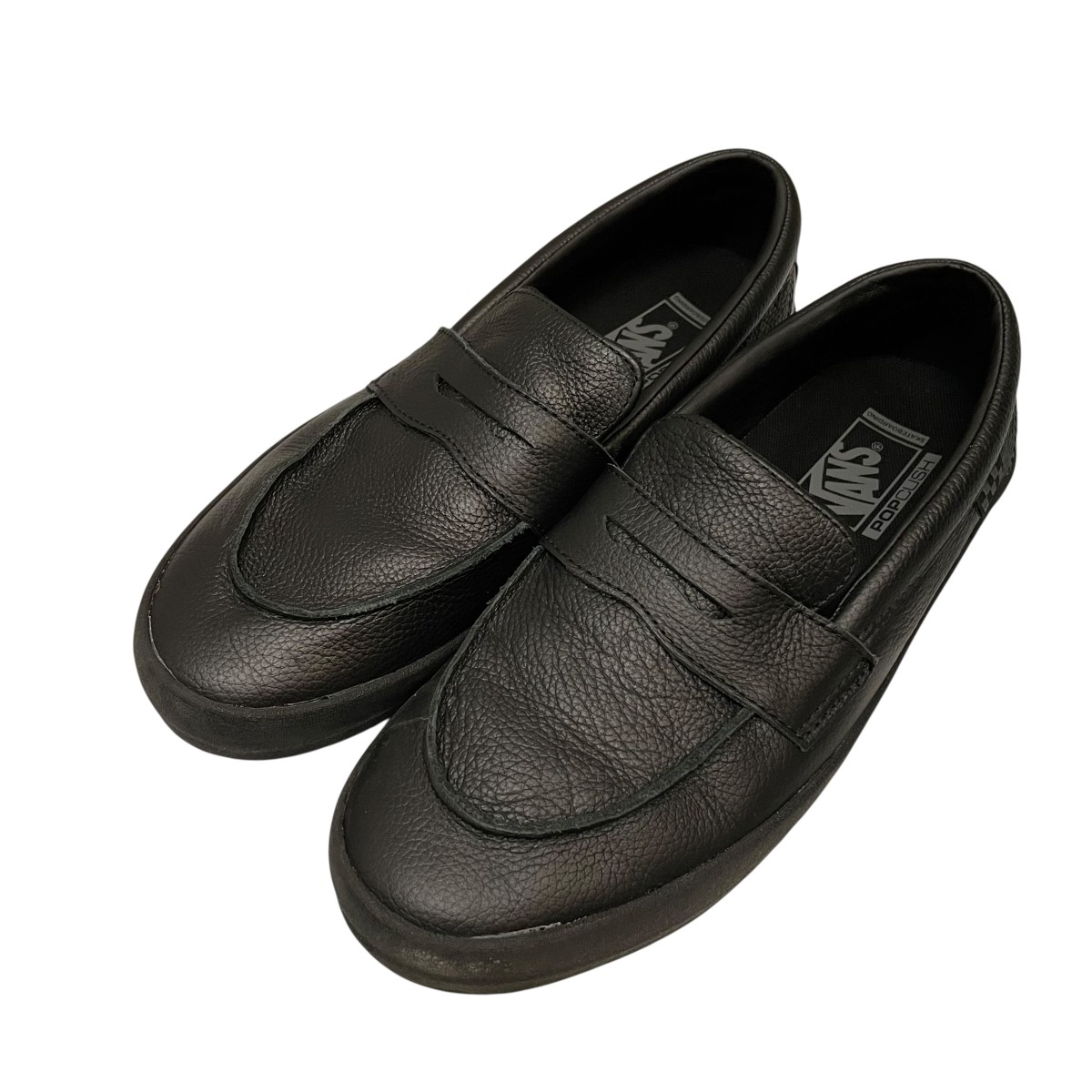 VANS LOAFER バンズ スエードローファー ブラック 25cm 再入荷】ヴァンズ バンズ スケート ローファー メンズ 26.0