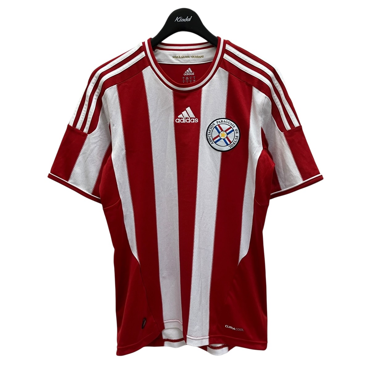 【中古】 adidas　 ゲームシャツ レッド サイズ：M 【190725】（アディダス）
