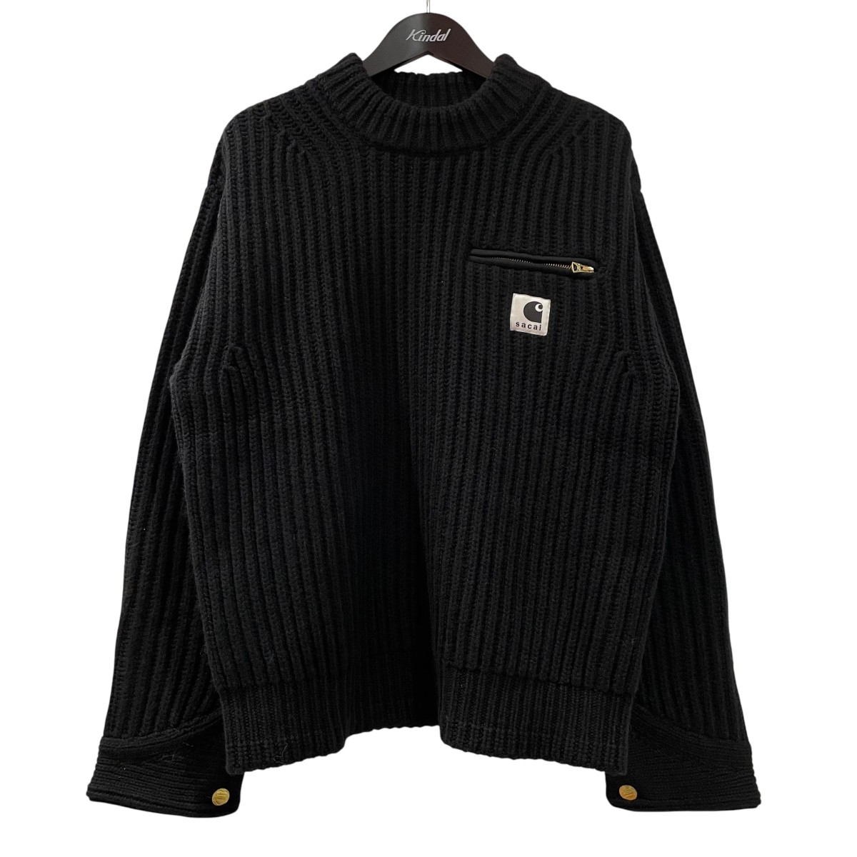 楽天市場】【中古】SACAI×CARHARTT 23AW「Knit Jacket Michigan 
