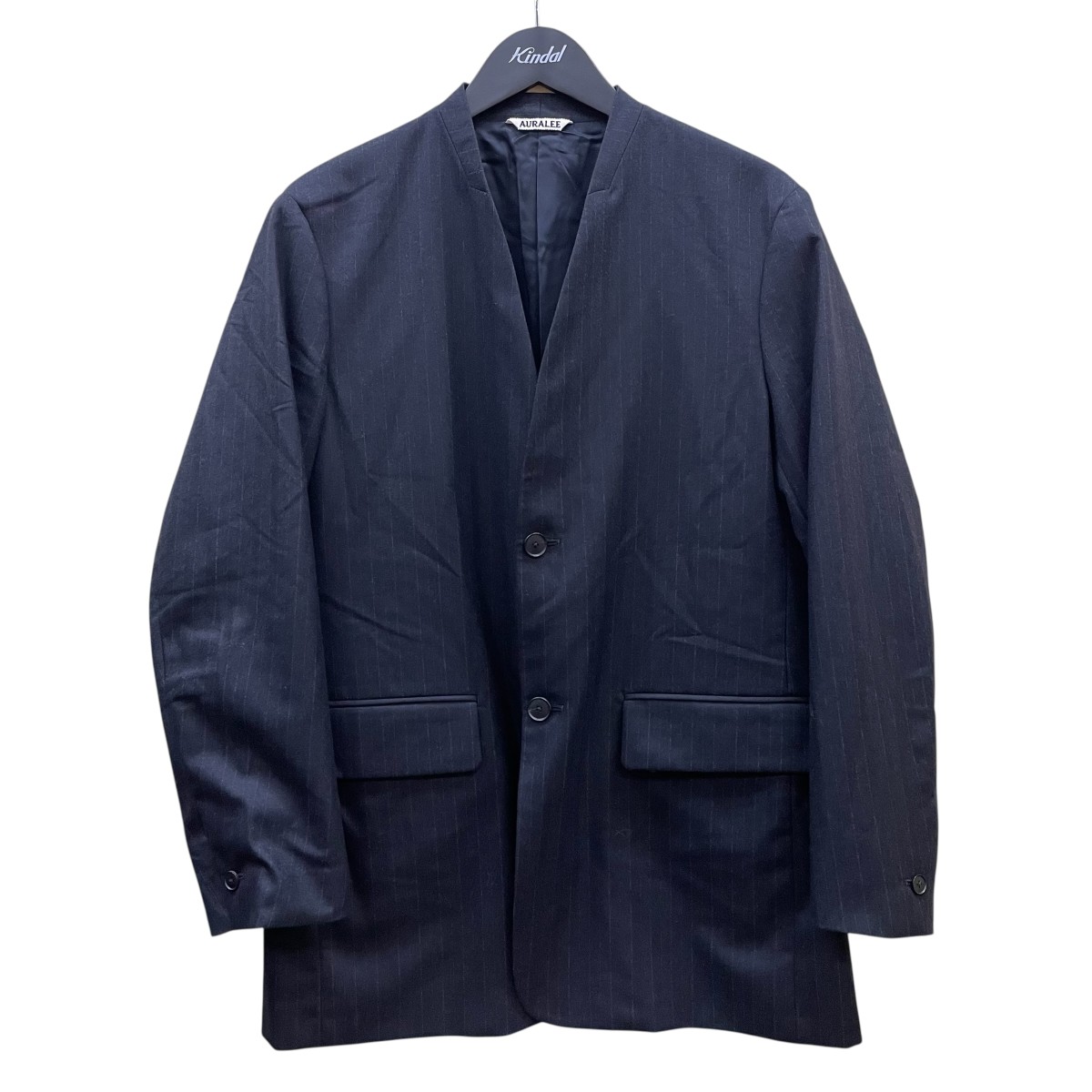 楽天市場】AURALEE 19aw WOOL SERGE CHECK ZIPUP BLOUSON