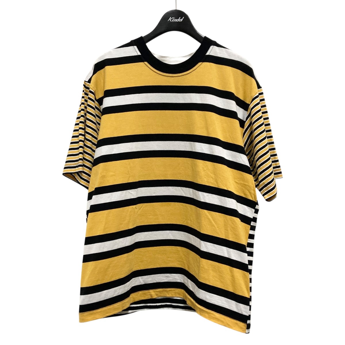 【中古】MARNI ボーダーカットソー THJET49EQ 黄み 大きさ：36 【200725】（マルニ）