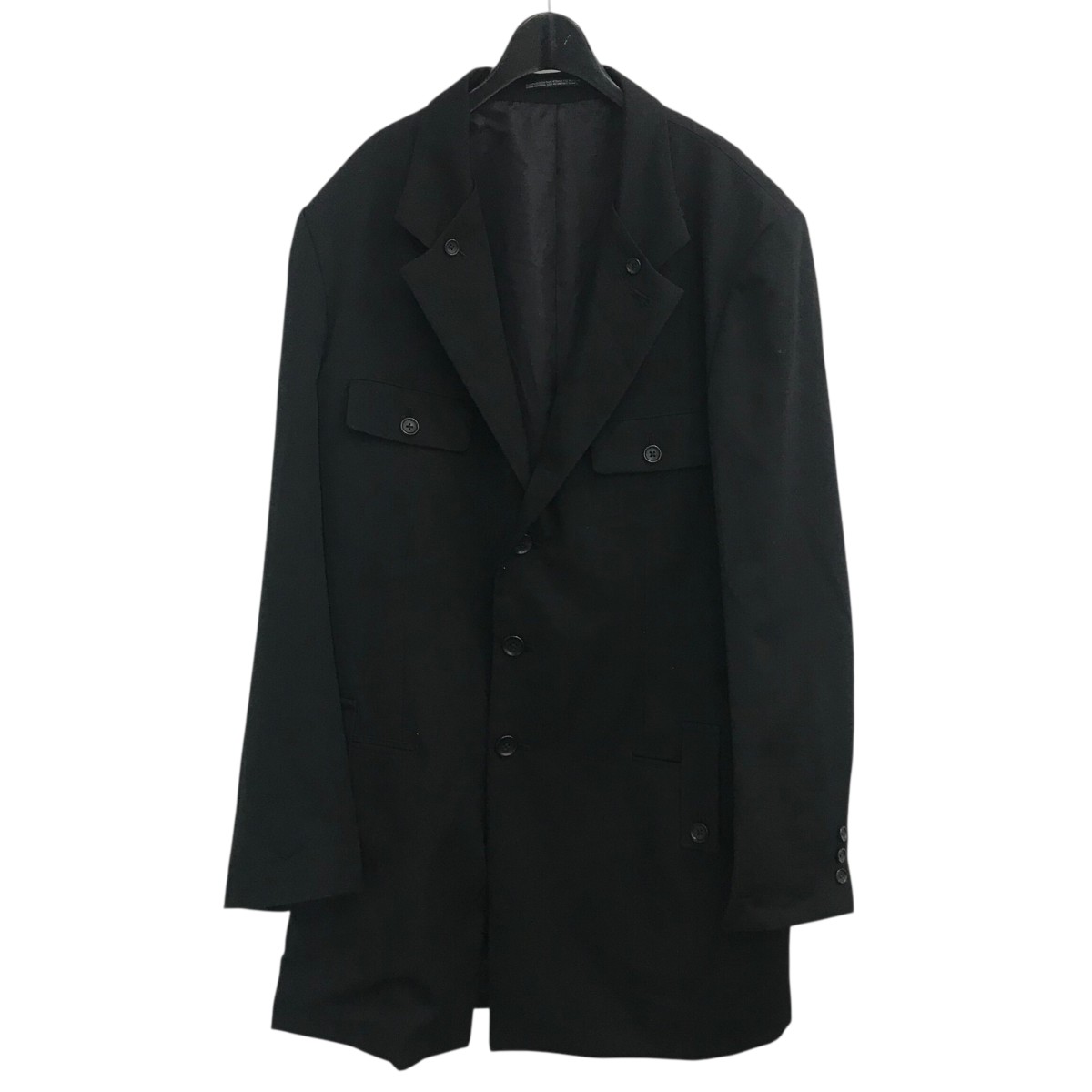 【希少】ワイズ ヨウジヤマモト リネン 3B テーラードジャケット yohji yamamoto - Y's for men | 飾り布3BJKT / 3つ釦リネン