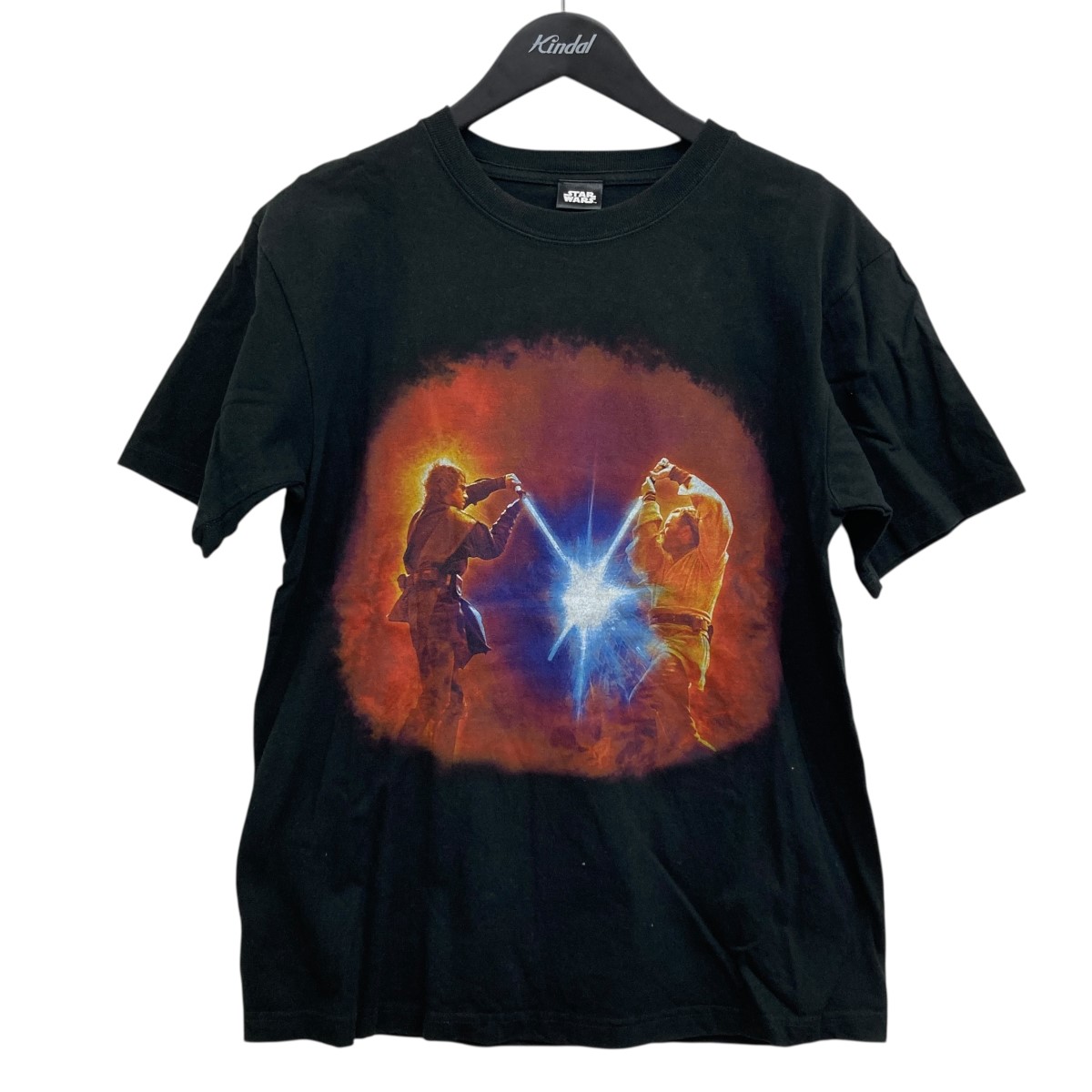 【中古】 STAR WARS　 プリントTシャツ ブラック サイズ：M 【250326】（スターウォーズ）