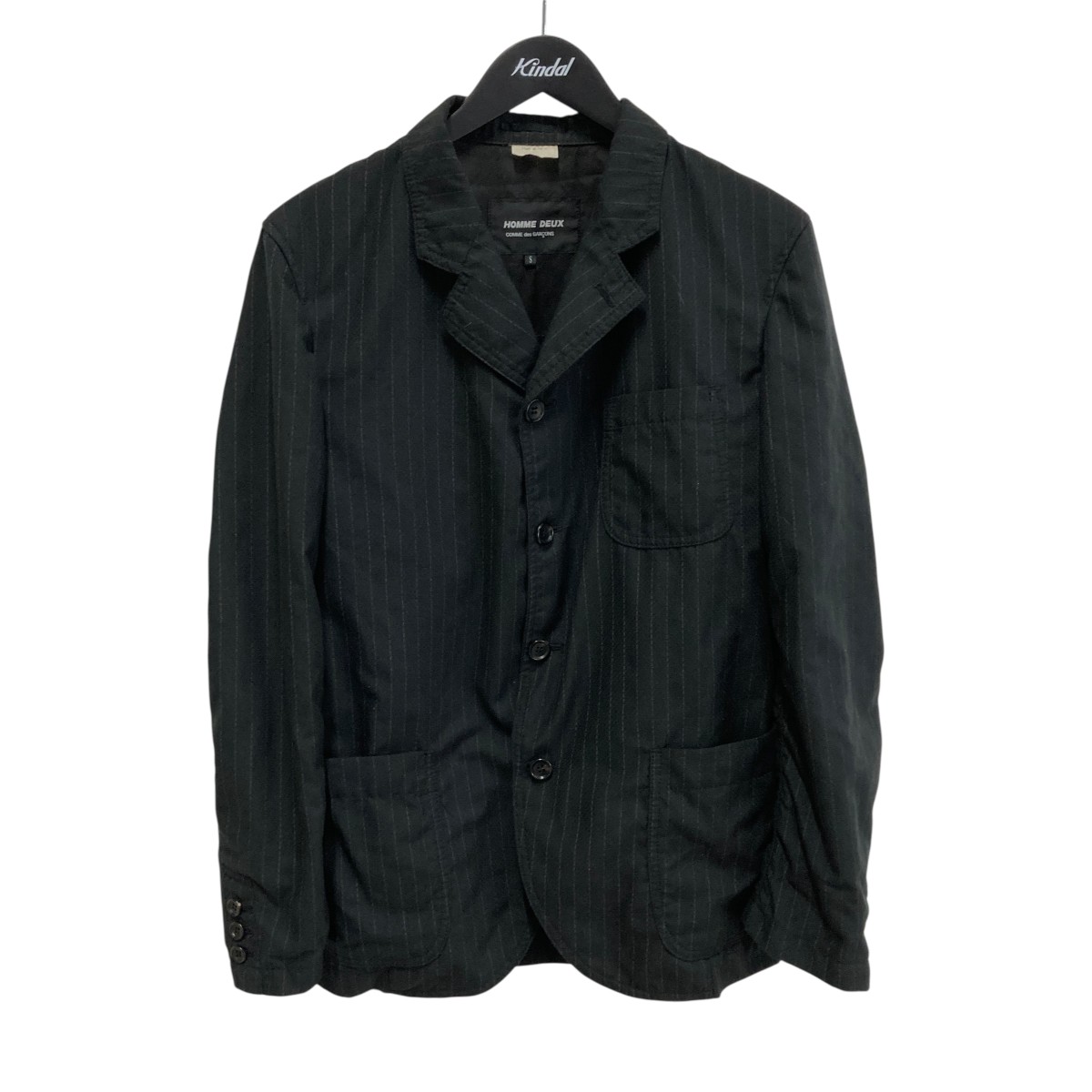 ◎BLACK COMME des GARCONS カンフージャケット 送料無料 名作 BLACK COMME des GARCONS カンフージャケット
