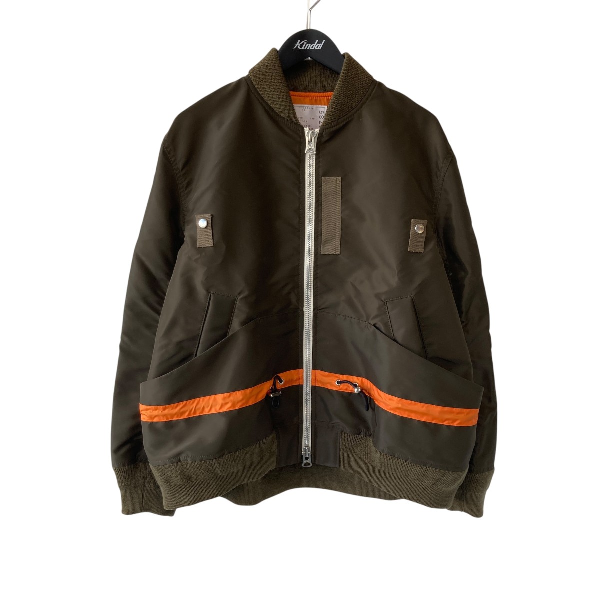 ジャケット・アウター SACAI 22SS Nylon Twill Mix Blouson MA-1 sacai Sacai サカイ 22SS Nylon Twill Mix Blouson MA-1