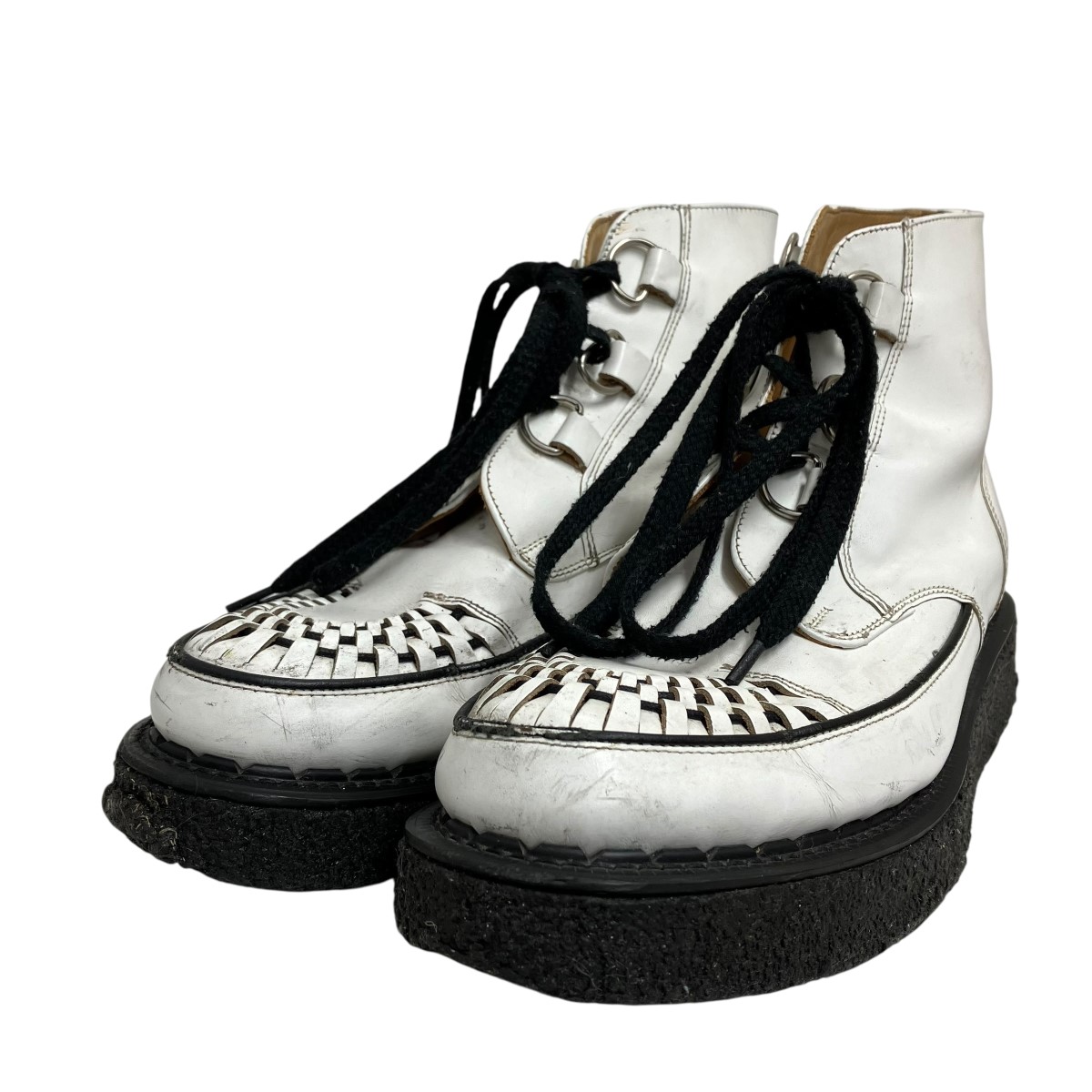 【中古】 GEORGE COX SKIPTON BOOT ブーツ 13327V ホワイト サイズ：8 【価格見直し】
