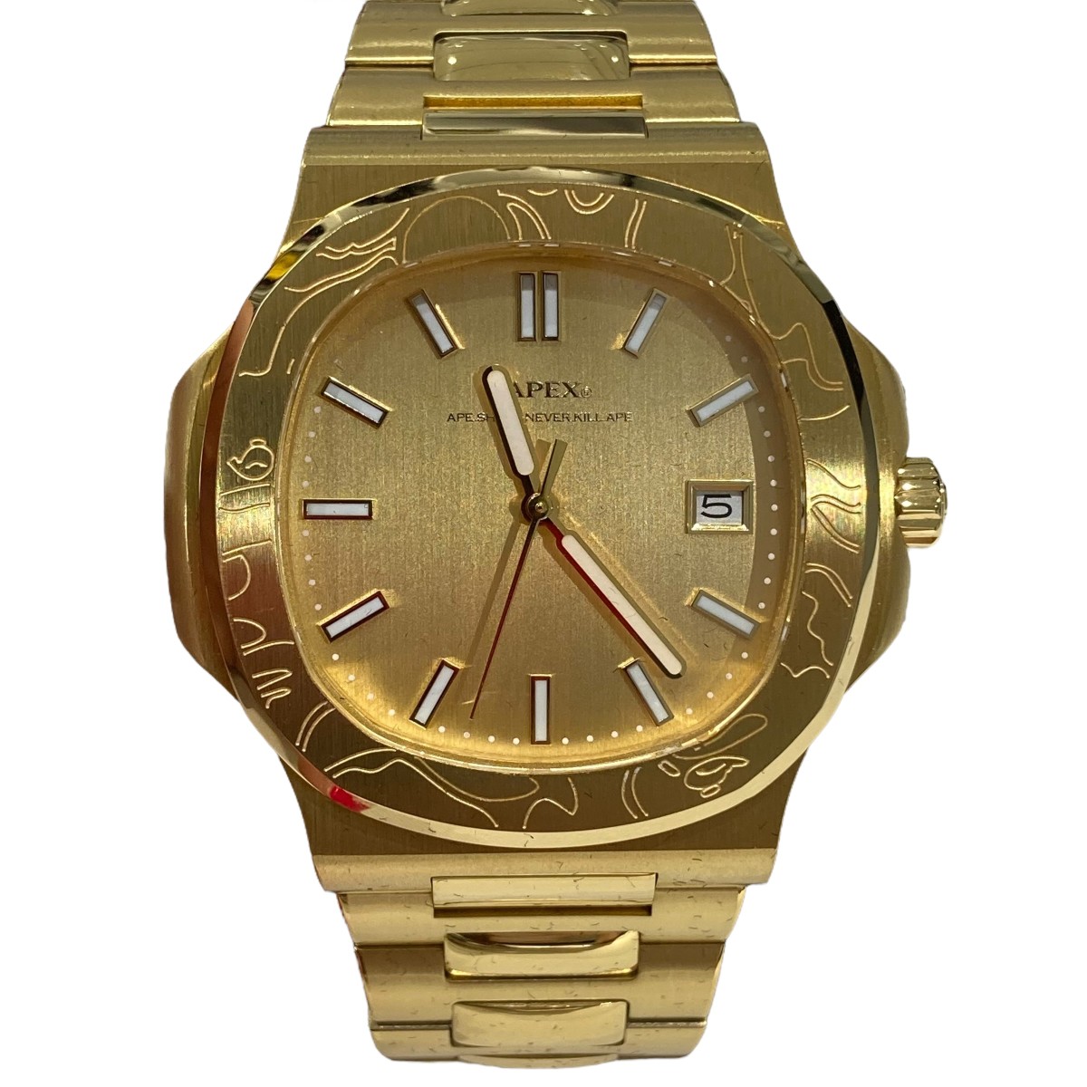 楽天市場】【A BATHING APE】アベイシングエイプ BAPEX GMT 黒赤