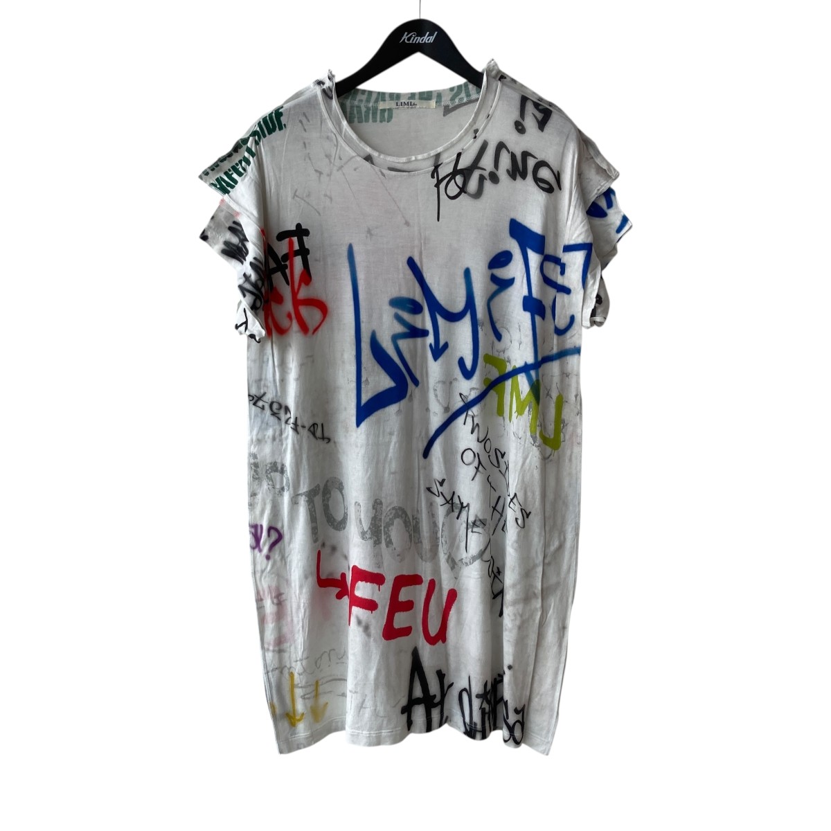【中古】 LIMI feu　 19SS Tシャツ LH-T64-245 ブラック サイズ：S 【240725】（リミフゥ）